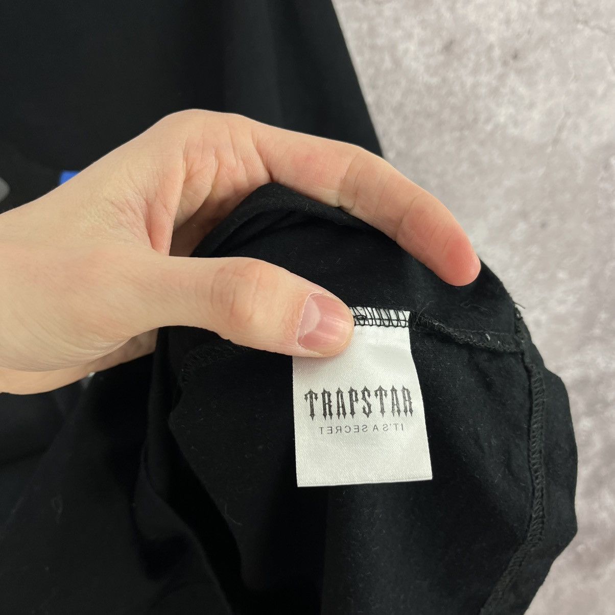 Trapstar London Trapstar T-Shirt Big Logo Street Style Y2K Drill Black Sz M Size US M / EU 48-50 / 2 - 6 Thumbnail