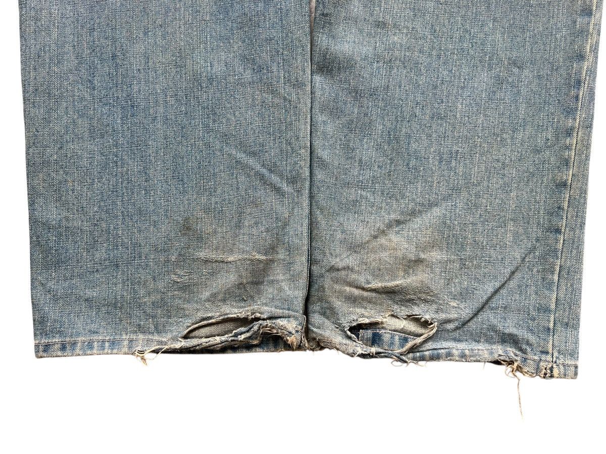 Sean John 2000s Sean John Distressed Sandwash Baggy Denim Jeans 34x31 Size US 34 / EU 50 - 6 Thumbnail
