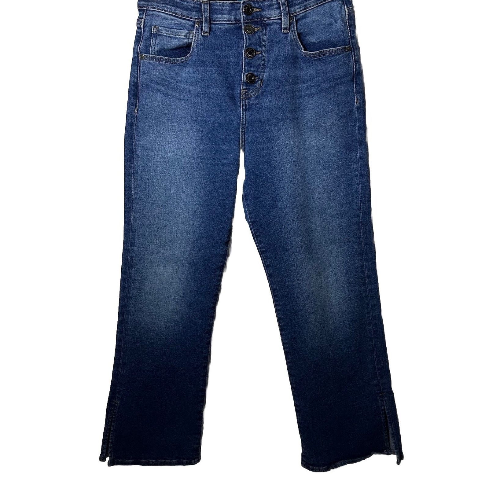 Other Jag Jeans 8 Phoebe Cropped Bootcut Button Fly Split Hem 90’s Size 30" / US 8 / IT 44 - 1 Thumbnail