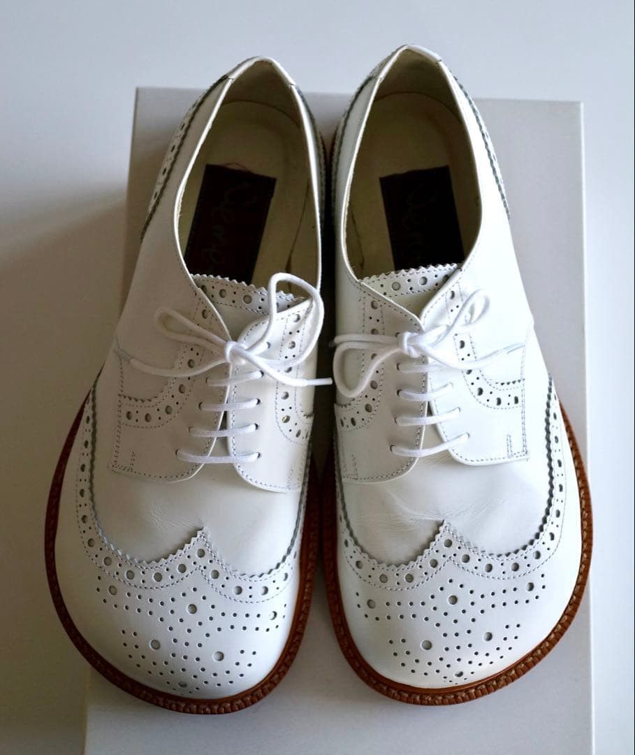Christopher Nemeth *Brand New* White Leather Shoes Size US 9 / EU 42 - 1 Thumbnail
