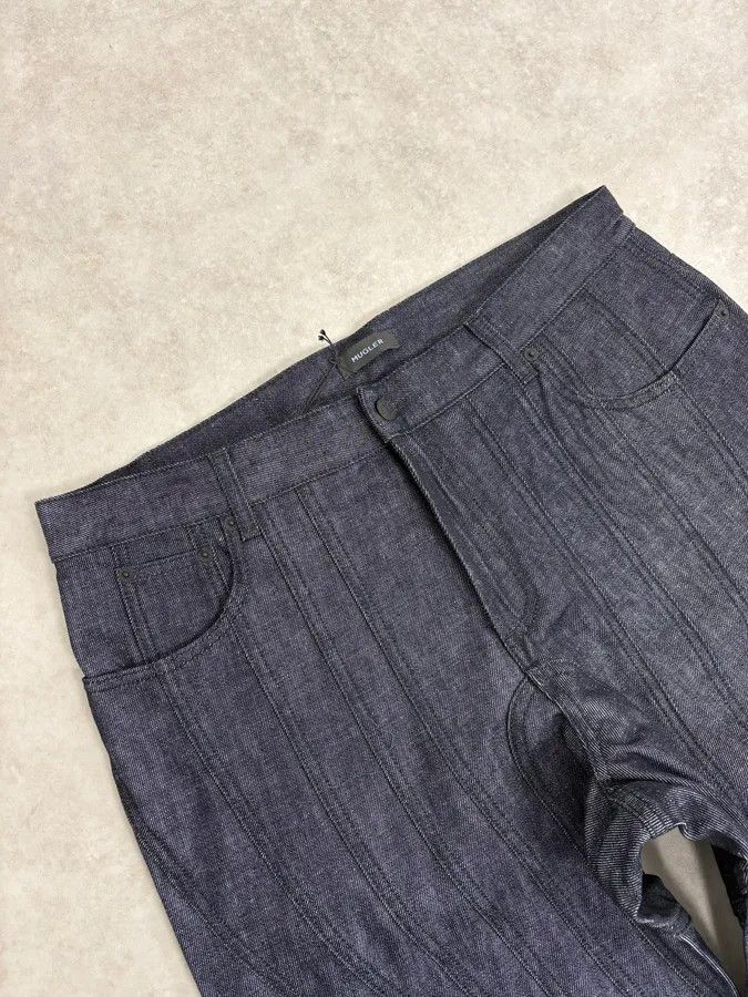 Mugler AW2025 Mugler Spiral Baggy Raw Blue Jeans Size US 34 / EU 50 - 7 Thumbnail