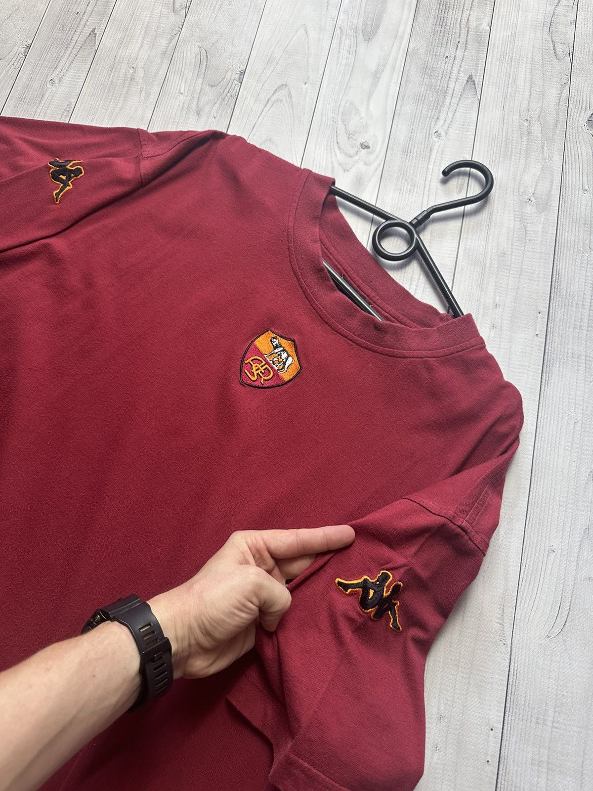 Kappa × Vintage Vintage kappa AS Roma soccer tee logo size XXL Size US XXL / EU 58 / 5 - 2 Thumbnail