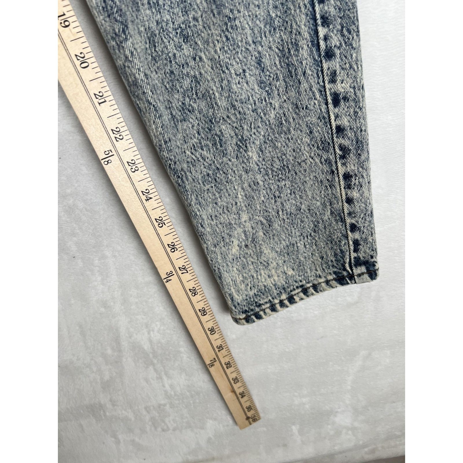 Levi's Vintage Levi's 551 Student Jeans Size 26x30 Blue Acid Wash T Size 26" / US 2 / IT 38 - 2 Thumbnail