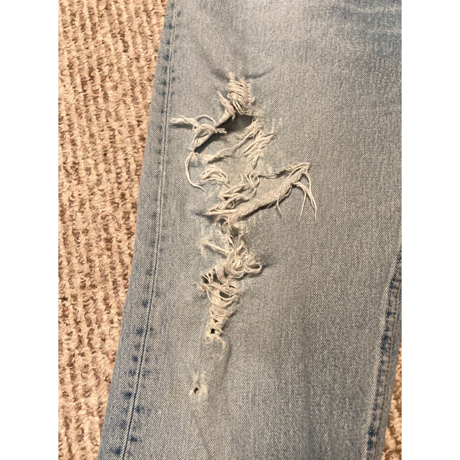 Levi's VINTAGE Levi's 501 XX Jeans Men Denim Distressed Distressed USA Button Fly 34x32 Blue 34 Regular Straight 32in Inseam Size US 34 / EU 50 - 3 Thumbnail