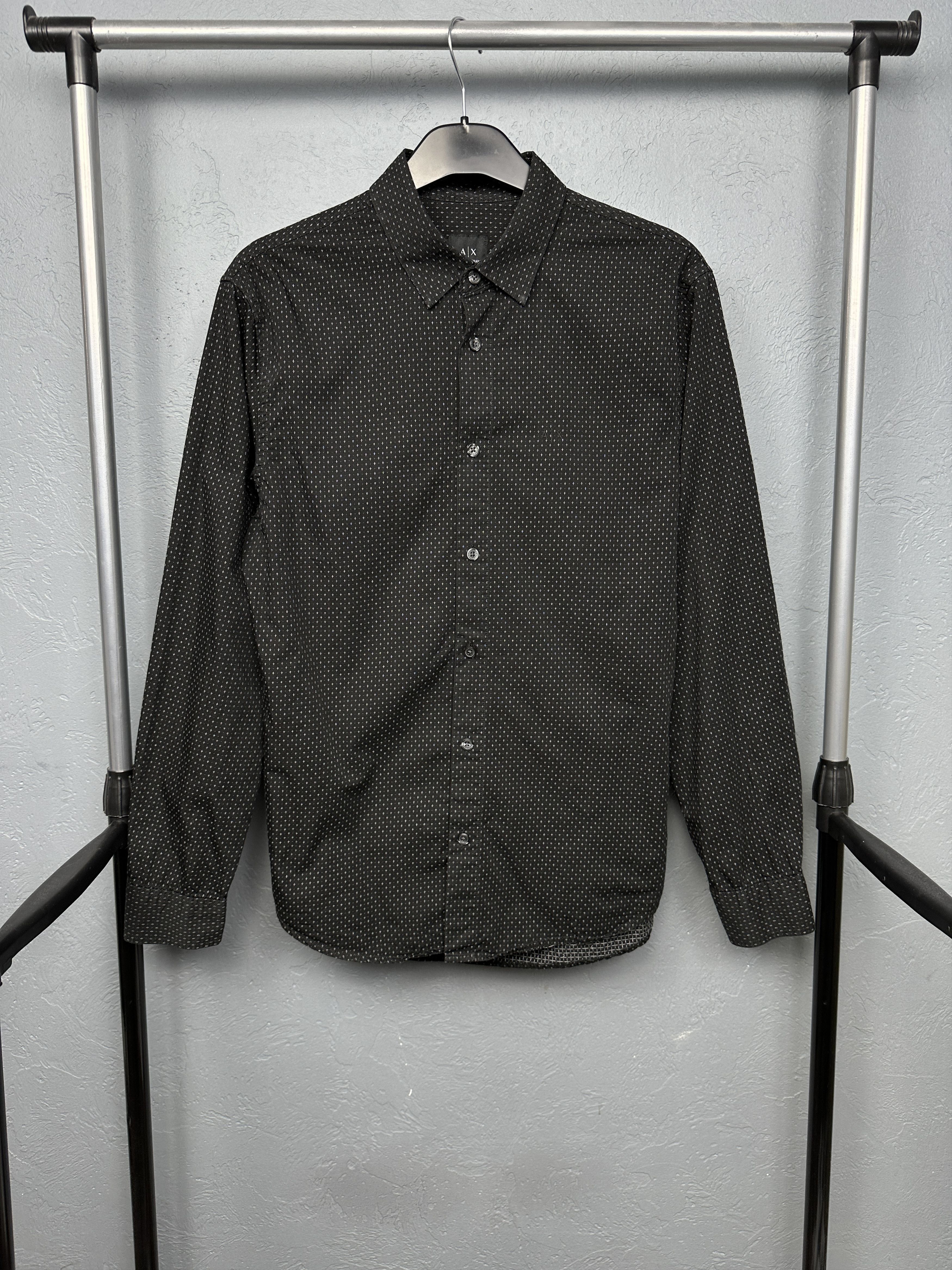 Armani Exchange Armani Exchange Mens Long Sleeve Shirt Size US M / EU 48-50 / 2 - 1 Thumbnail