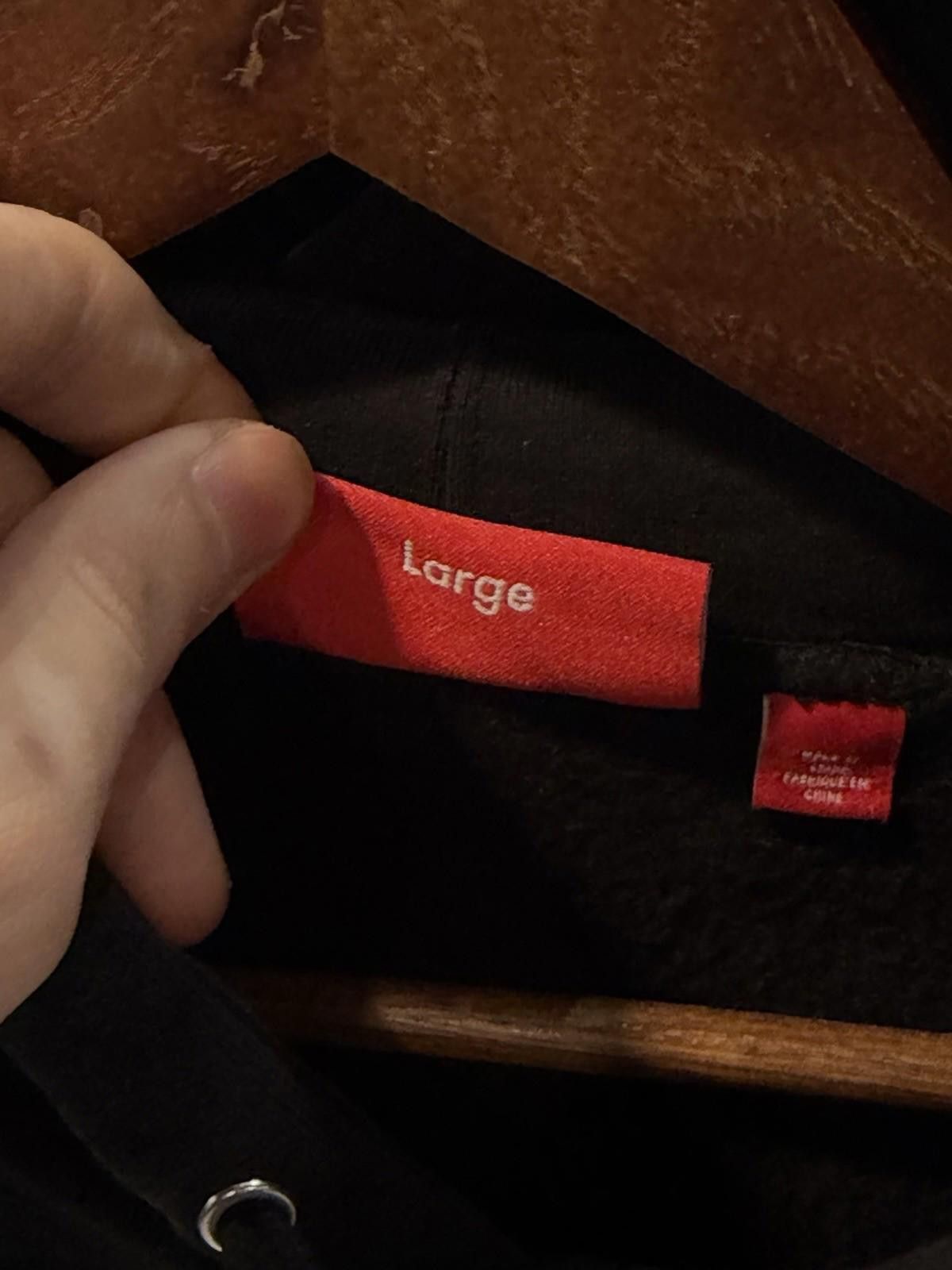 Supreme Supreme Washed Old English Hooded Sweatshirt BLACK LARGE Size US L / EU 52-54 / 3 - 9 Thumbnail