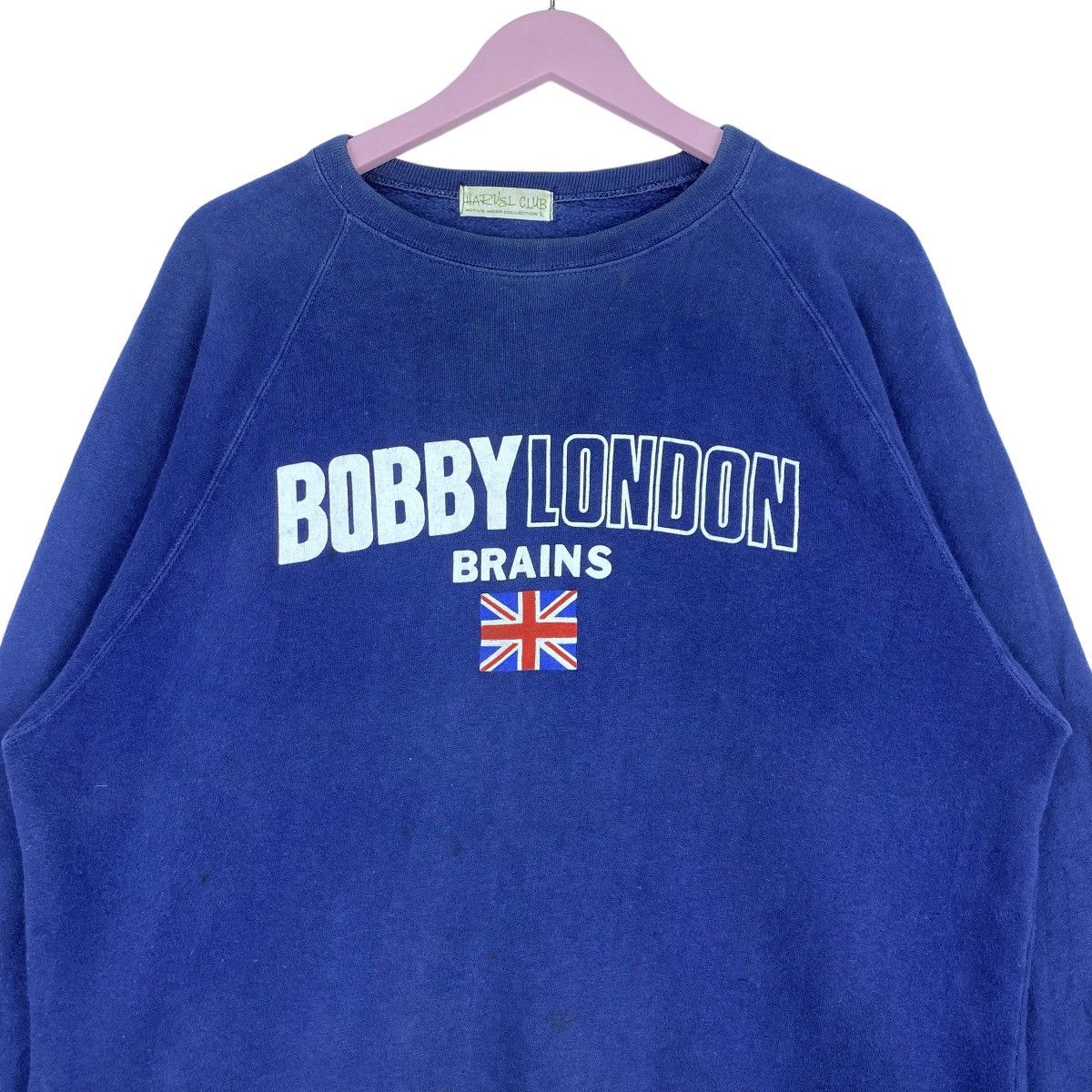 Designer × Vintage 80/90 Bobby London Brains Sweatshirt Pullover Jumper Size US L / EU 52-54 / 3 - 2 Thumbnail