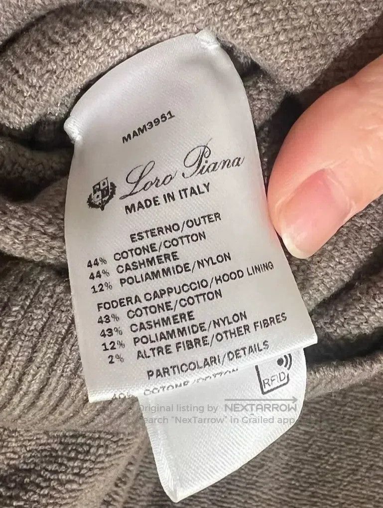 Loro Piana Loro Piana 2024 Cocooning Hooded Casual Sweatshirt Size S / US 4 / IT 40 - 5 Thumbnail