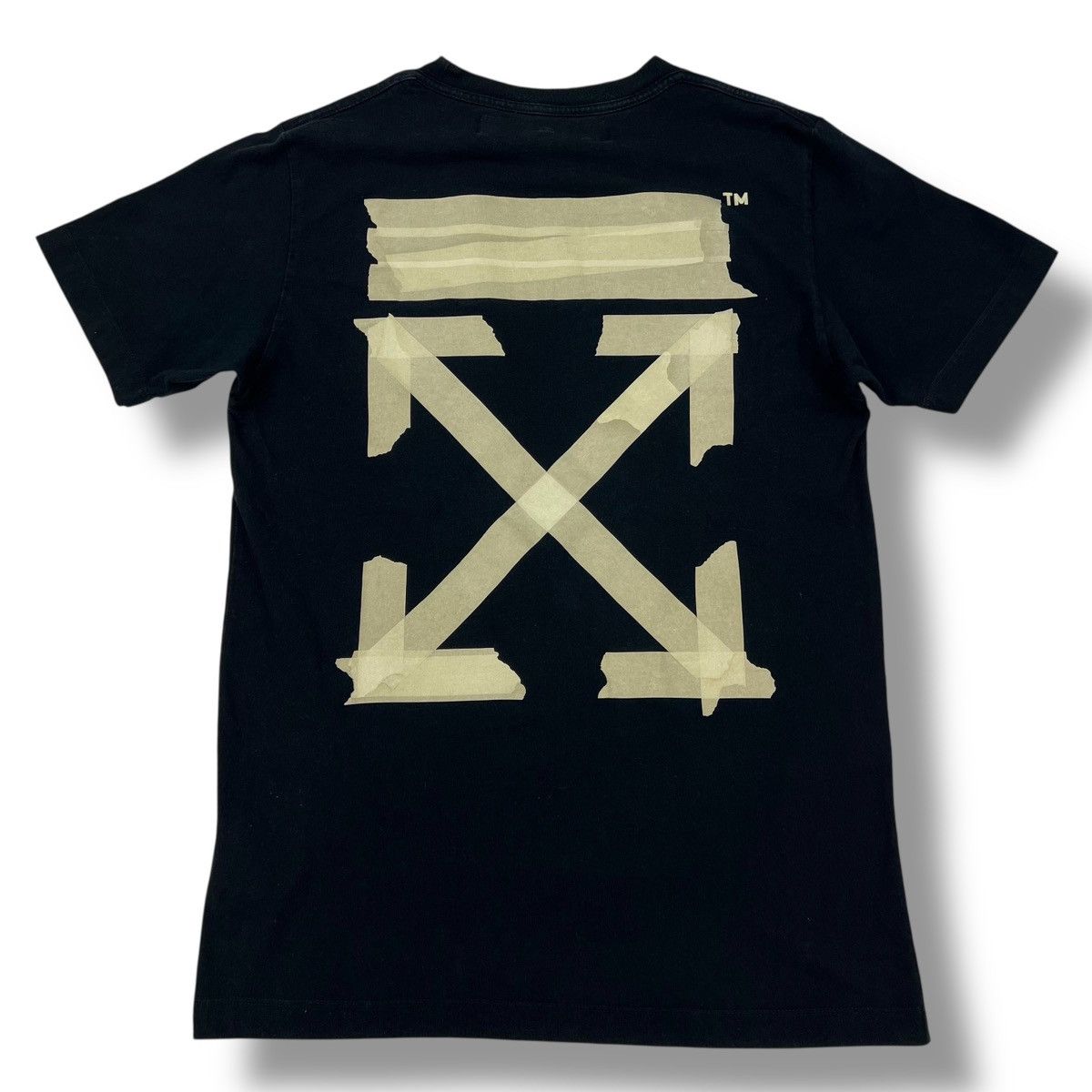 Off-White Off-White Tape Arrows Black T Shirt Size US S / EU 44-46 / 1 - 2 Thumbnail