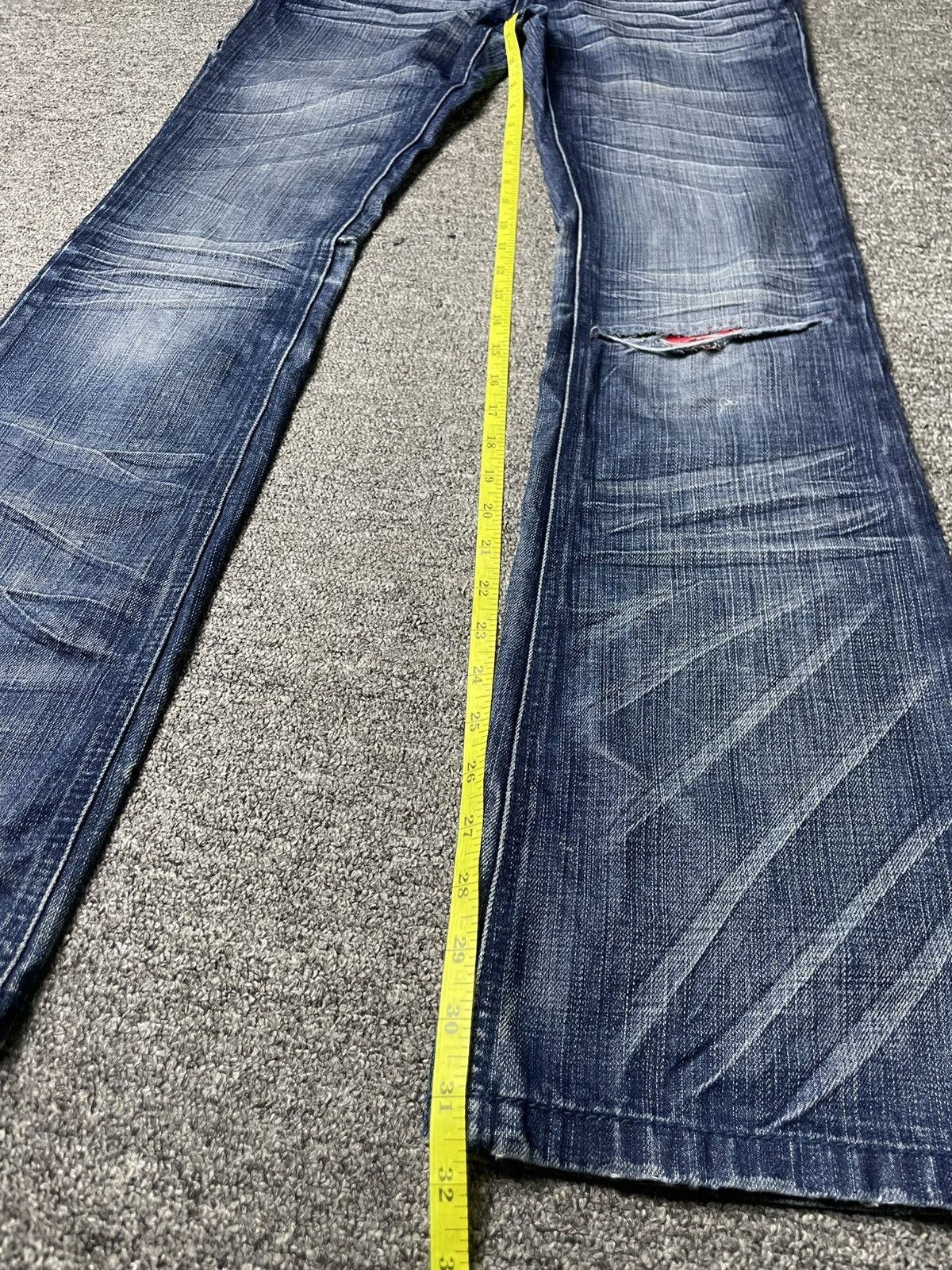 Japanese Brand × Vintage Vintage LONERST Flared Bootcut Design Jeans (83) Size 29" - 10 Thumbnail