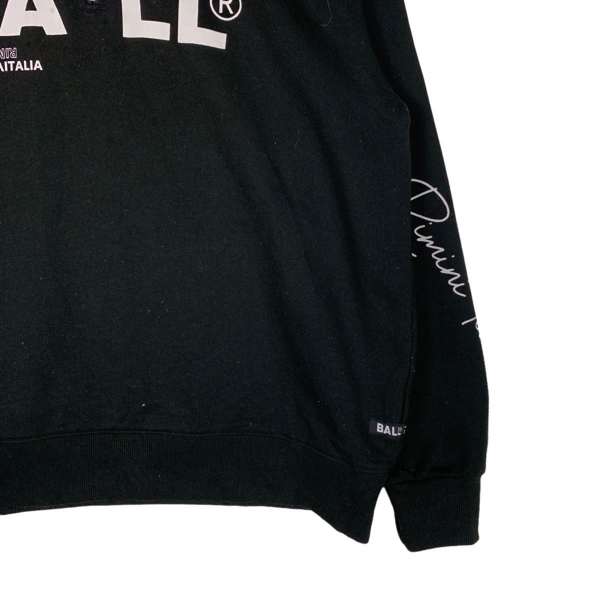 Japanese Brand BALL Big Logo Half Zip Turtle Neck Sweatshirts #0796-C36 Size US L / EU 52-54 / 3 - 4 Thumbnail