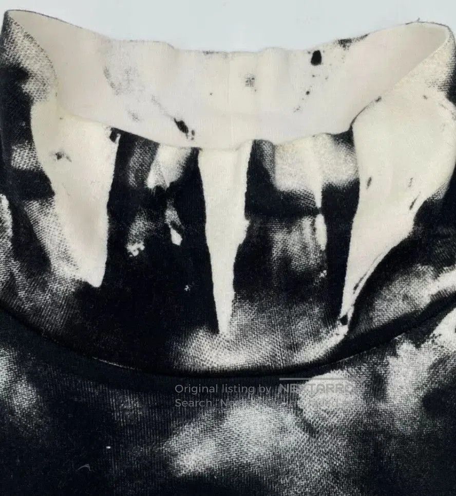 Yohji Yamamoto Y's Yohji Yamamoto High Neck Graffiti Top. Size M / US 6-8 / IT 42-44 - 3 Thumbnail