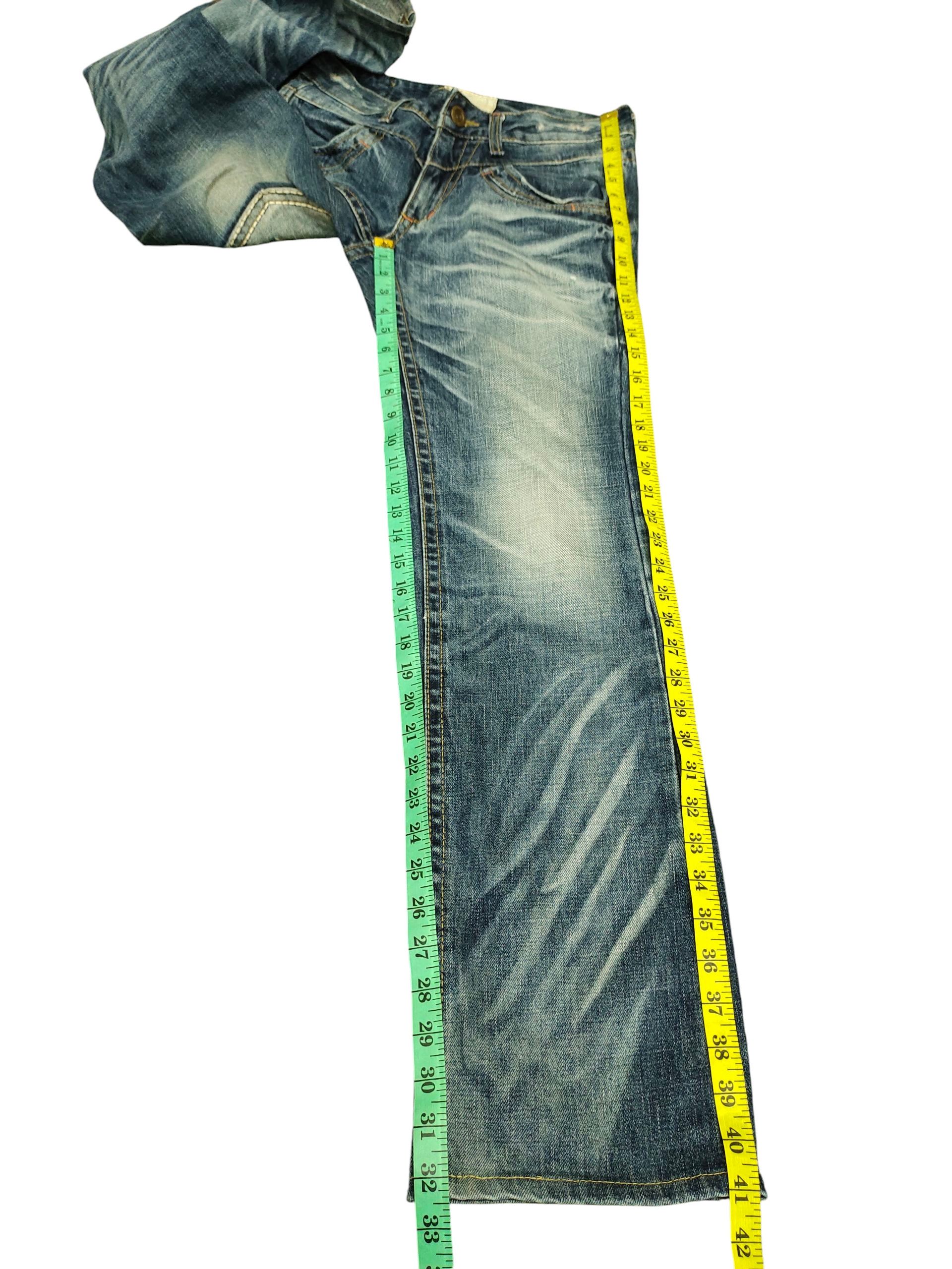 Kapital 2000s Yoshitomo Nara Lolita Studded Clawmark Distress Jeans Size US 29 - 18 Thumbnail