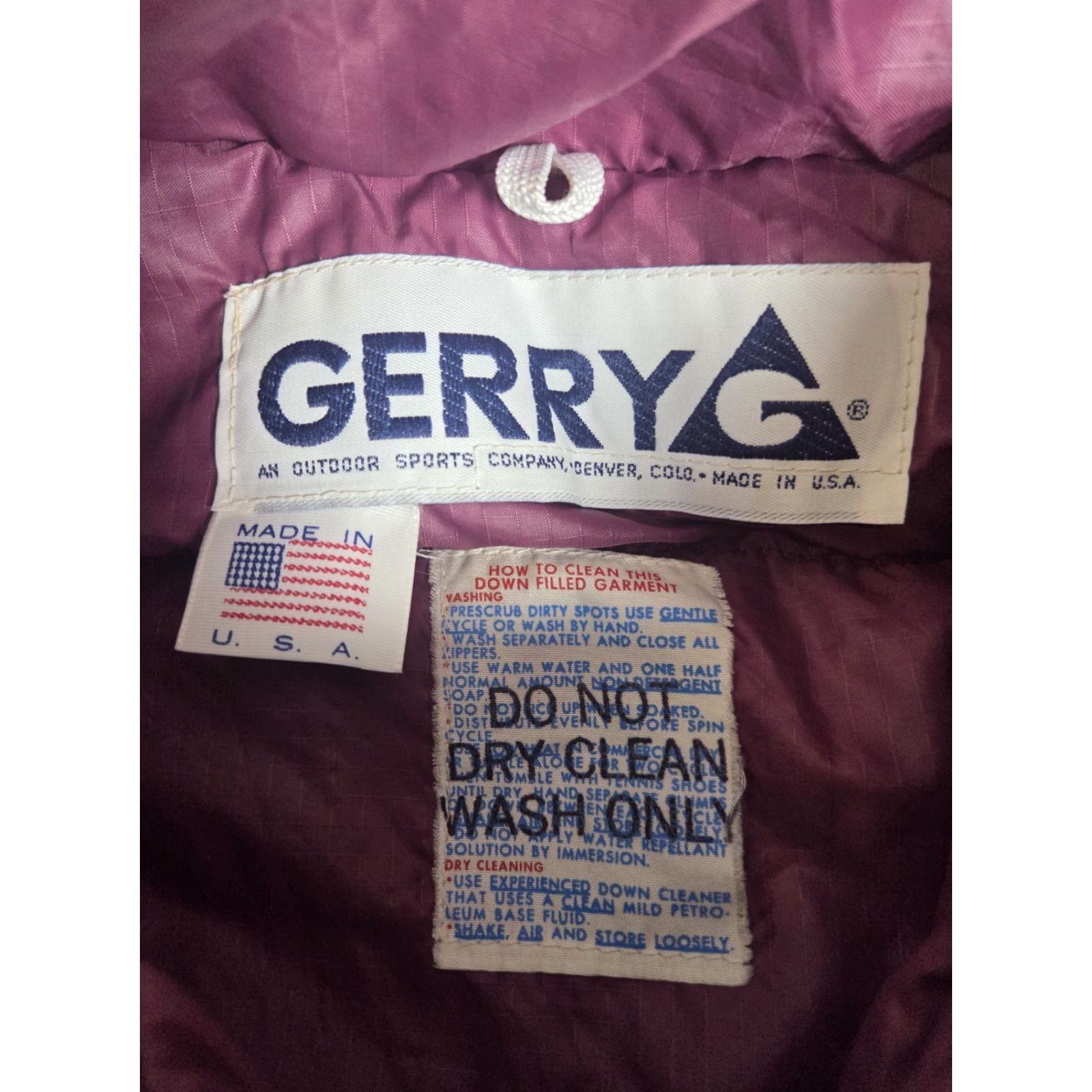Vintage GERRY VINTAGE Down Suede Puffer Vest – Orange & Tan USA Size L – 70s 80s 90s Classic Outdoor Puffer Vest Mens Size US L / EU 52-54 / 3 - 3 Thumbnail