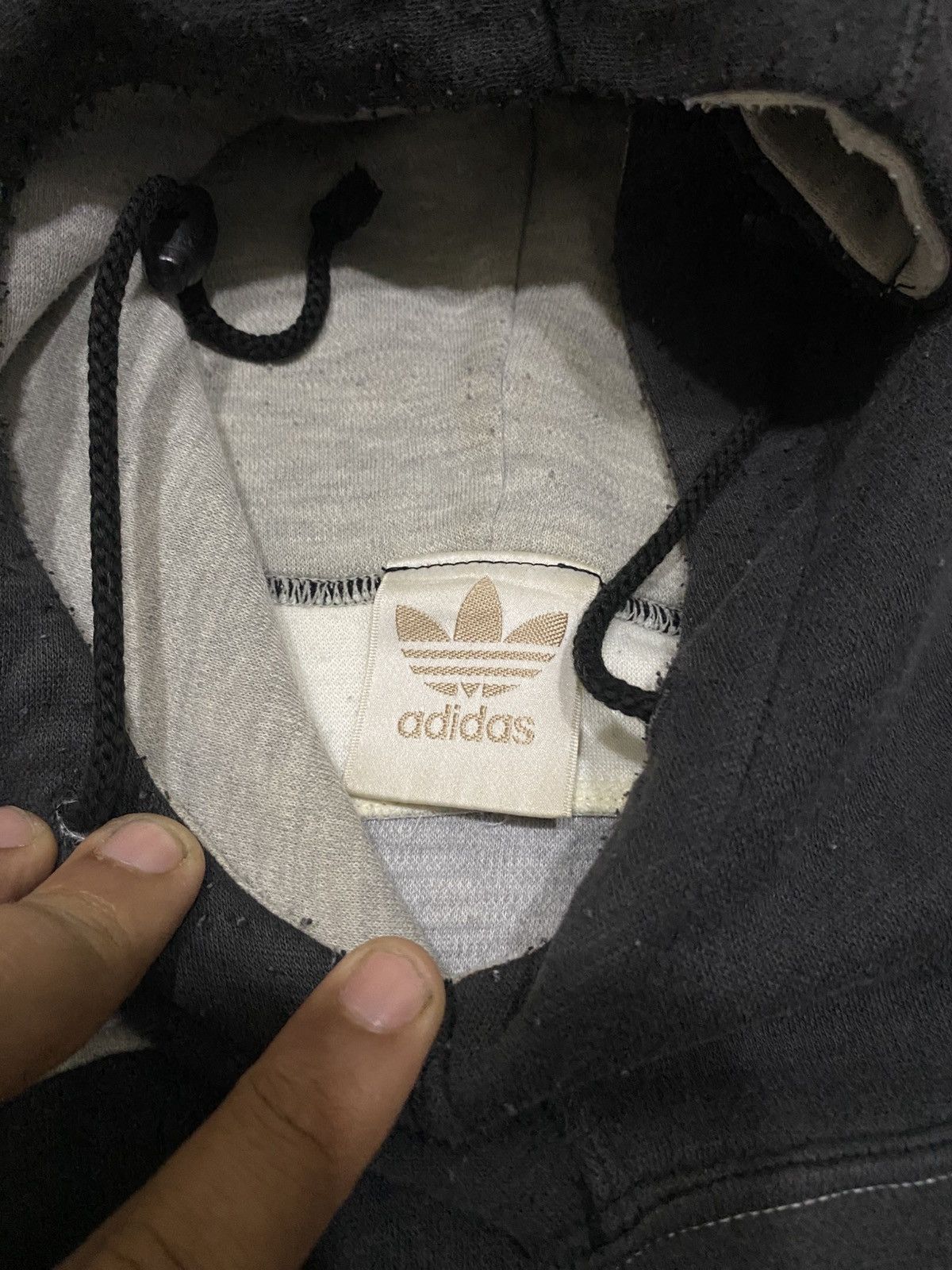 Adidas Vintage Adidas Hoodie Big Logo Pullover Sweatshirt Hoodie Size US L / EU 52-54 / 3 - 5 Thumbnail