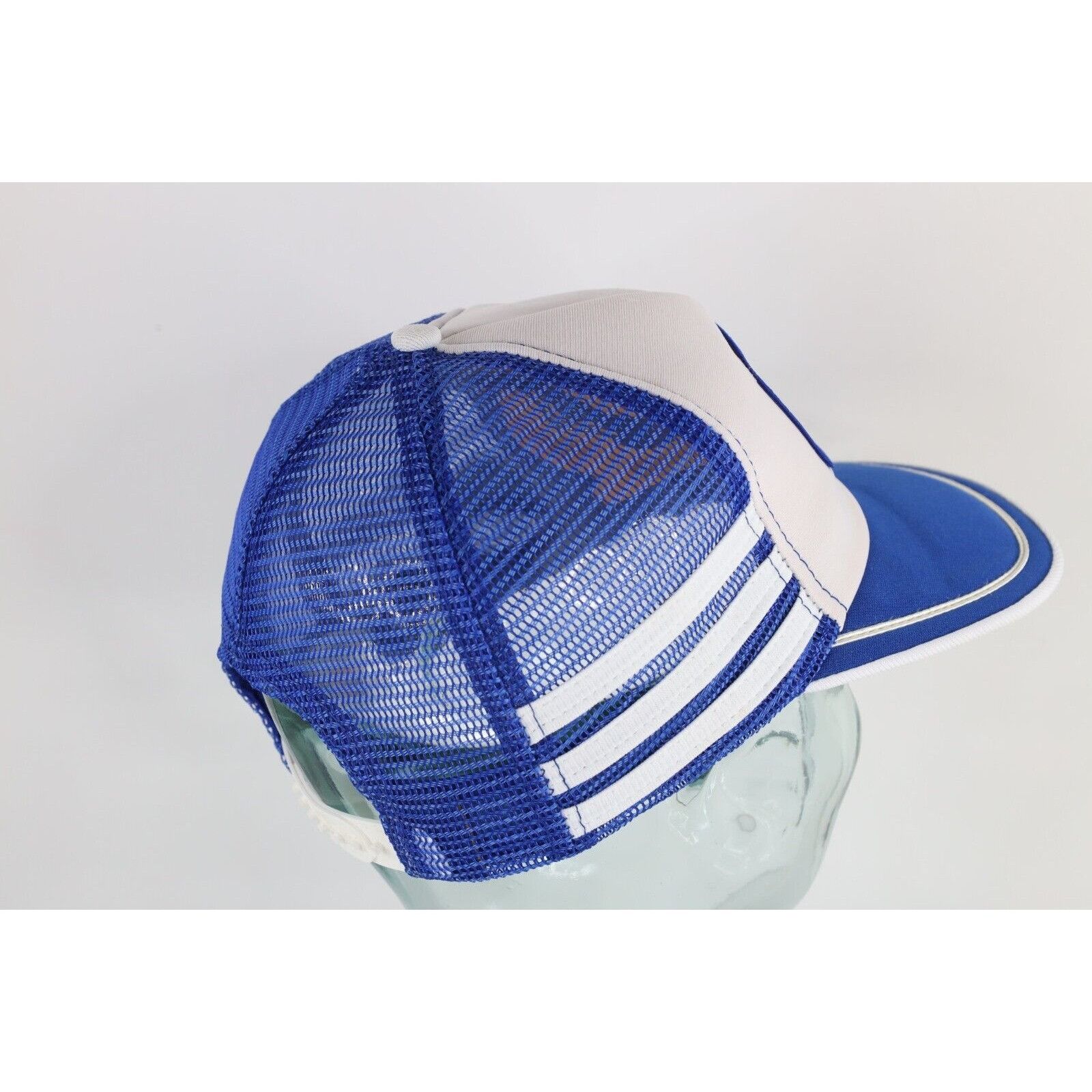 Vintage Deadstock Vintage 80s 3 Stripes BFI Recycle Now Trucker Hat Size ONE SIZE - 6 Thumbnail