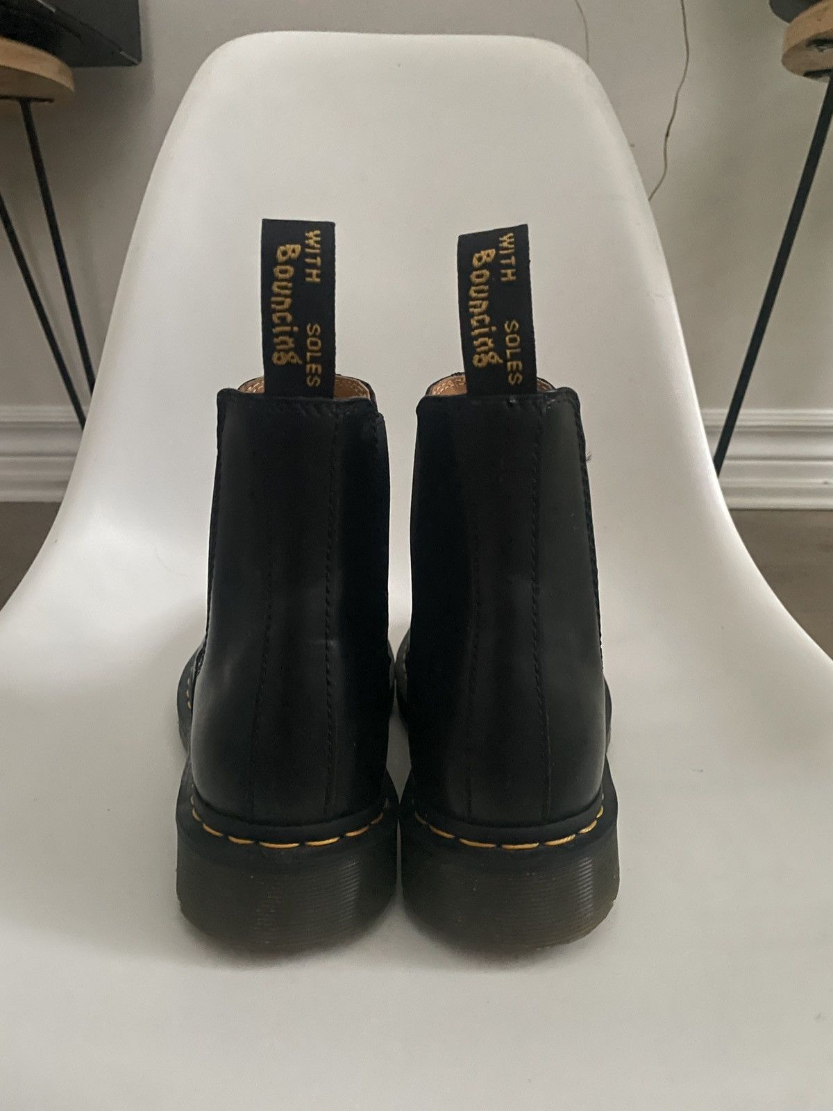 Dr. Martens Dr. Marten Yellow Stitch Leather Boot Size US 10 / EU 43 - 10 Thumbnail