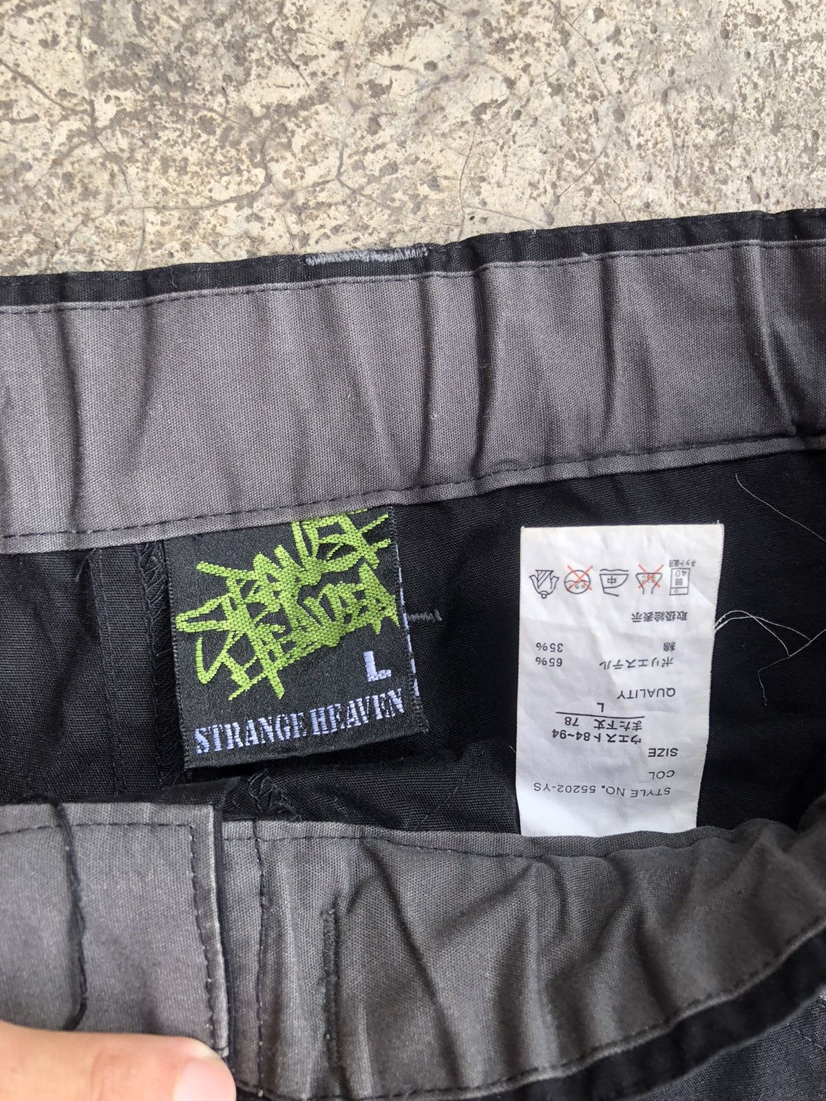If Six Was Nine × Japanese Brand × Le Grande Bleu (L.G.B.) Strange Heaven Bondage Cargo Pants Multi Zipper Size US 37 - 5 Thumbnail