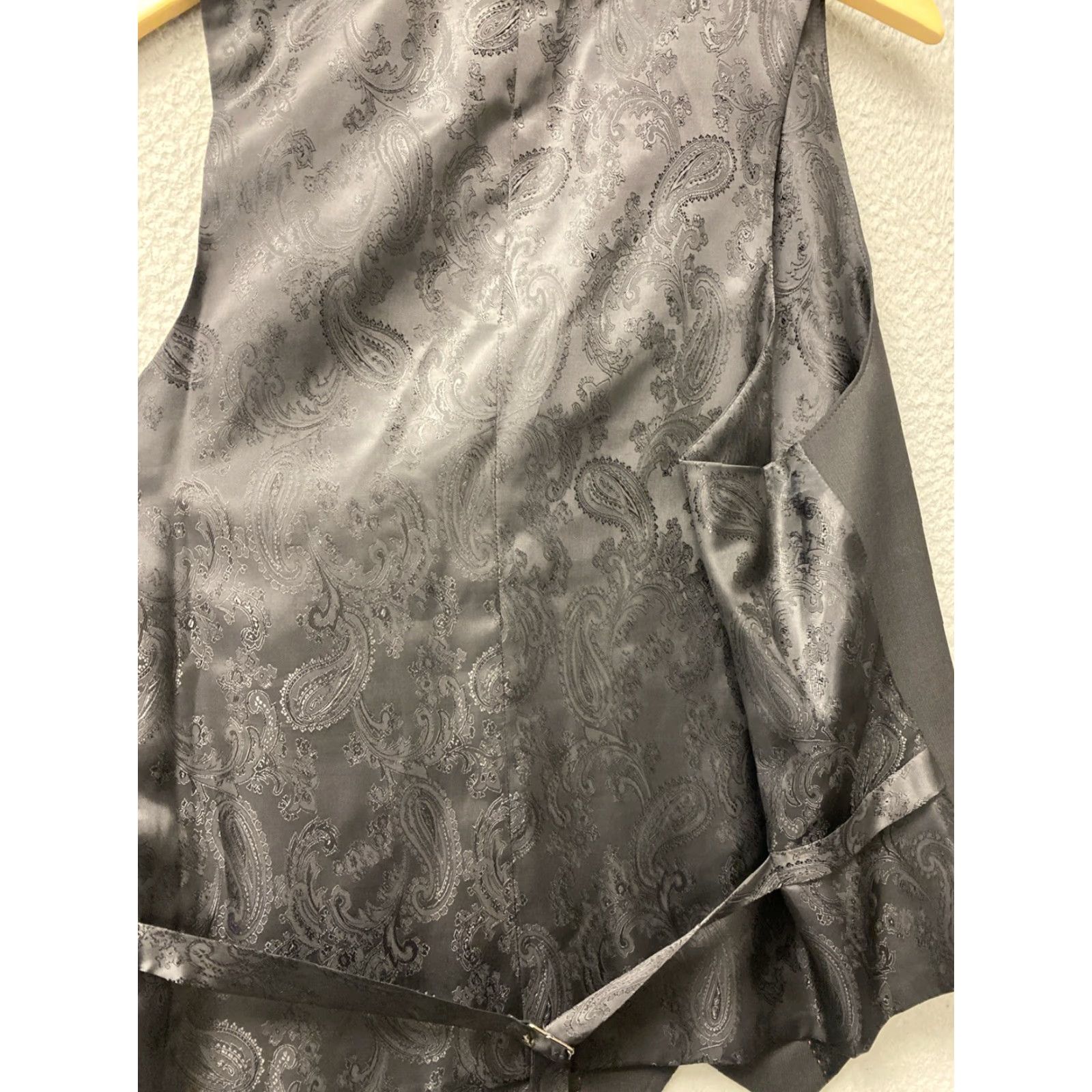 Vintage VINTAGE Sartoriale Men’s Waistcoat Vest Black Wool Size L Fall Winter Formal Party 90s Size US L / EU 52-54 / 3 - 6 Thumbnail