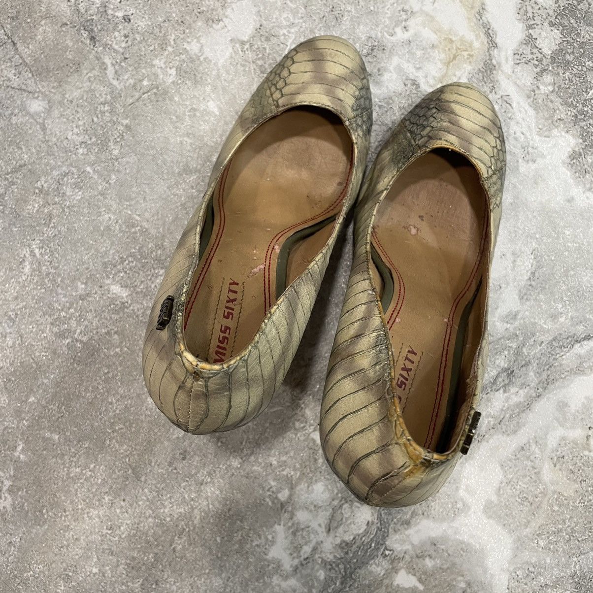 Other Miss sixty Heel 90s shoes anaconda snake cobra alligator y2k Size US 8.5 / IT 38.5 - 9 Thumbnail