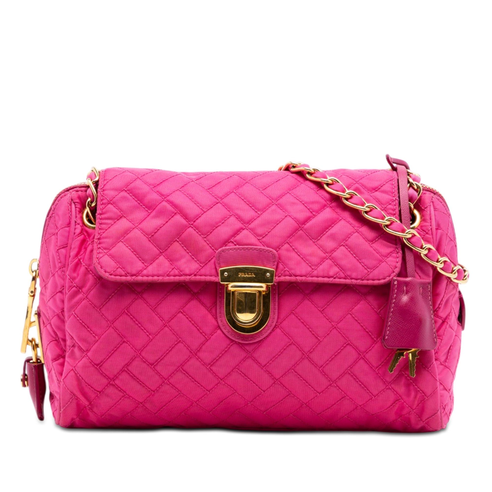 Prada Impuntu Tessuto Chain Crossbody Size ONE SIZE - 1 Thumbnail