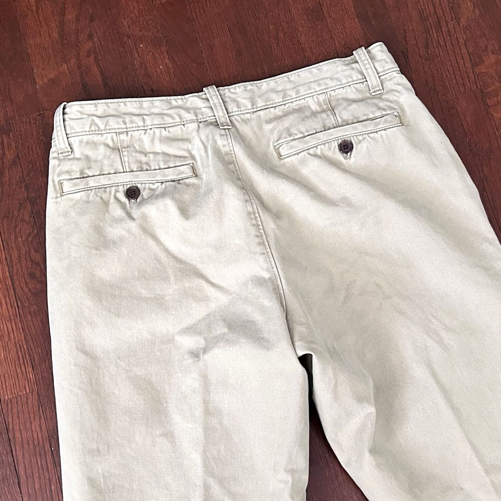Eddie Bauer Eddie Bauer Pants Khaki Beige Flat Front Cotton 33 x 30 Legend Wash Outdoor Mens Regular Straight Front Type: Pants, Khakis Size US 33 - 5 Thumbnail