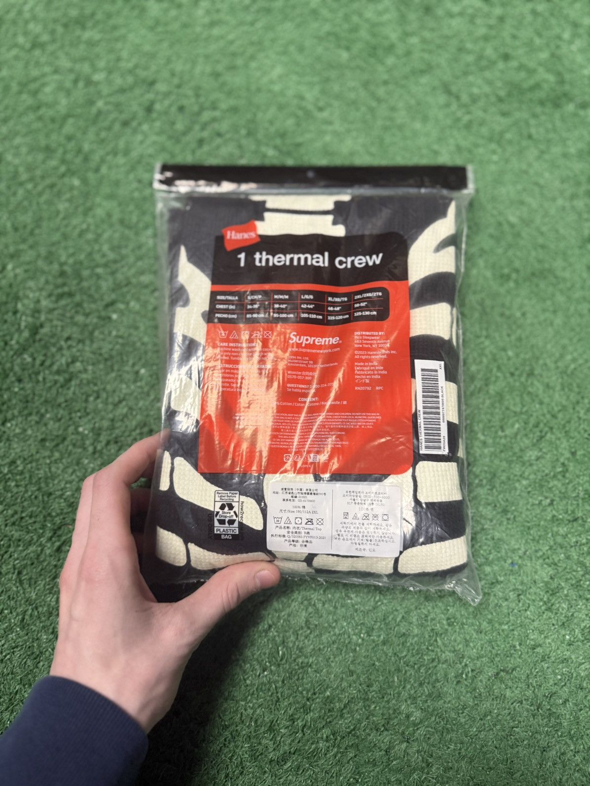 Supreme Supreme hanes skeleton thermal Size US XXL / EU 58 / 5 - 3 Thumbnail