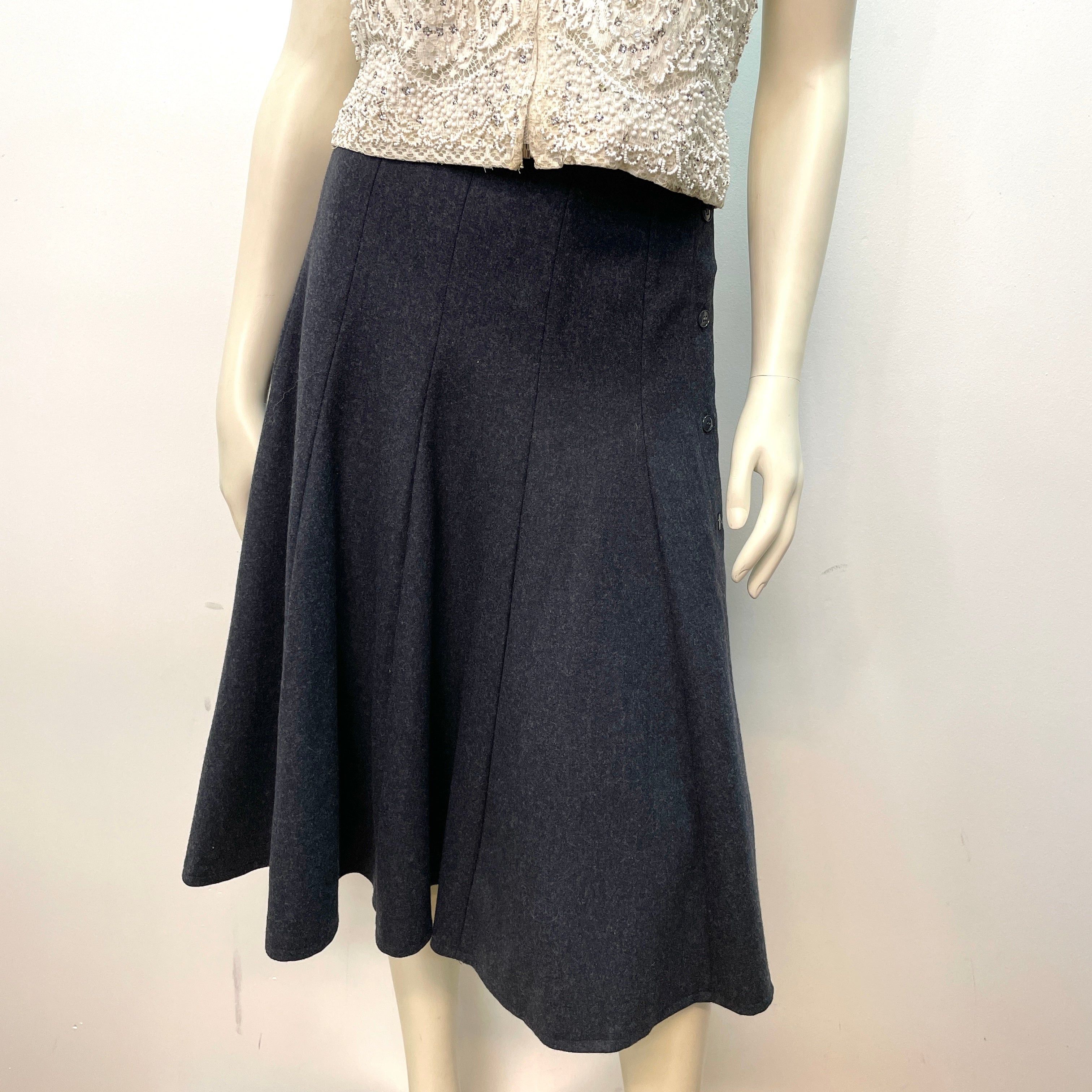 Kenzo Kenzo Paris Vintage Designer Wool Skirt Made in France Size 26" Size 26" / US 2 / IT 38 - 5 Thumbnail