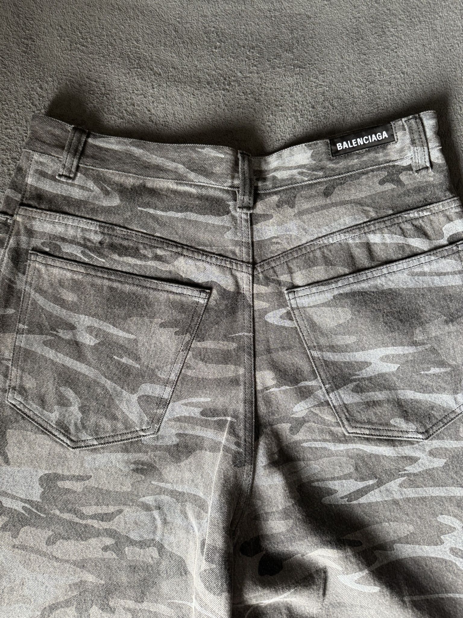 Balenciaga Balenciaga Wide Baggy Camo Denim Size US 32 / EU 48 - 7 Thumbnail