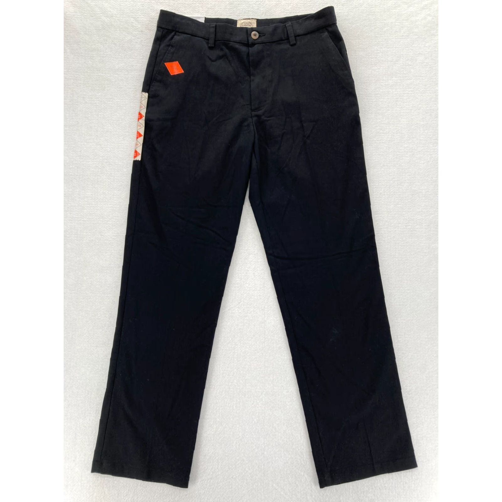 Vintage St Johns Bay Easy Care Pants Mens 32x32 Black Stretch Fabric Classic Fit Chino Pants Size US 32 / EU 48 - 2 Thumbnail