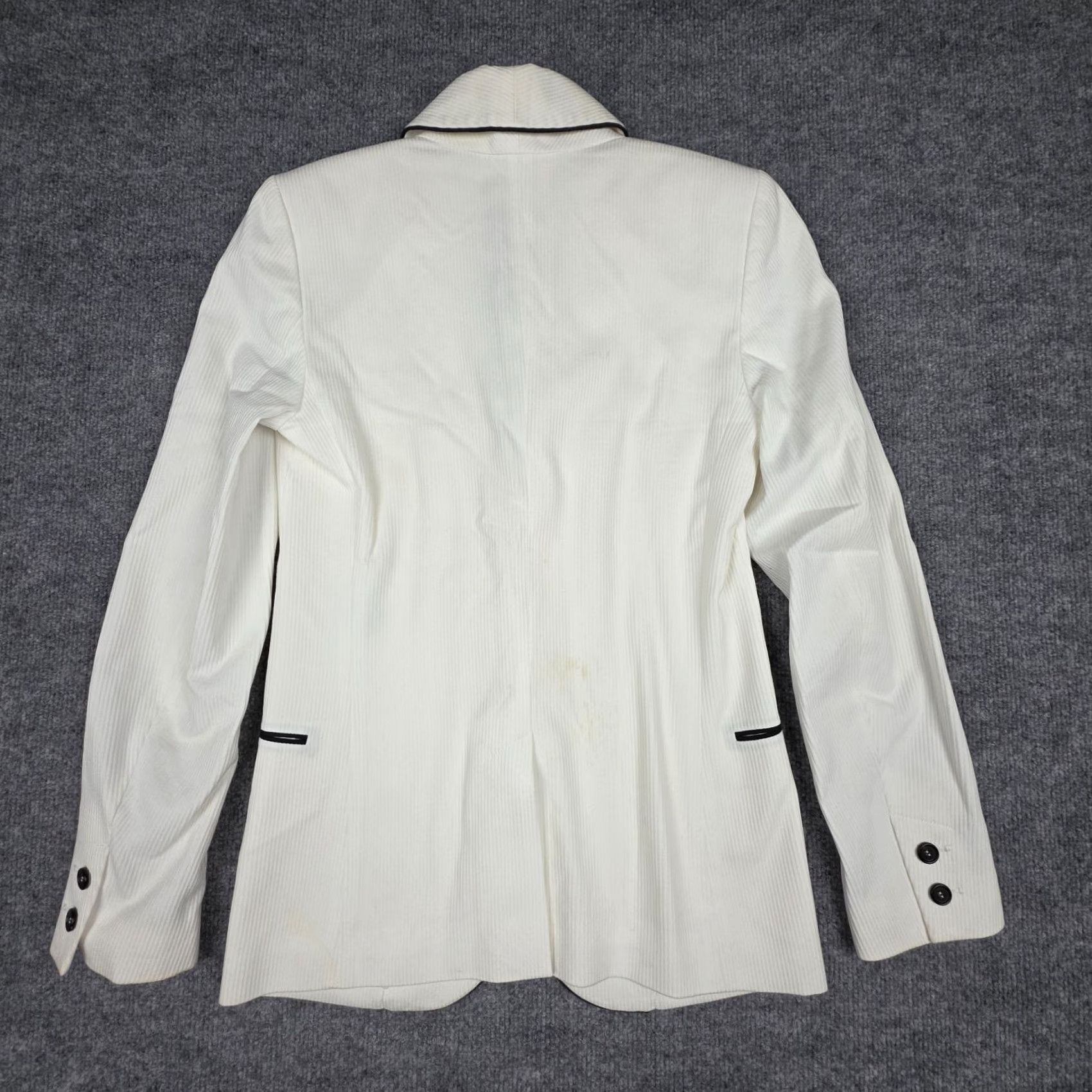 Isabel Marant Isabel Marant Etoile Blazer Jacket Women's 34 White Cotton Tweed Satin? Size XS / US 0-2 / IT 36-38 - 3 Thumbnail
