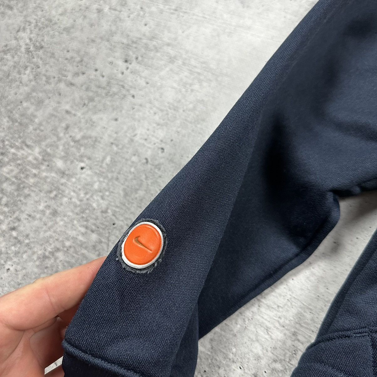 Nike Vintage Nike Hoodie Swoosh Logo Orange Navy Men’s Size S Size US S / EU 44-46 / 1 - 5 Thumbnail