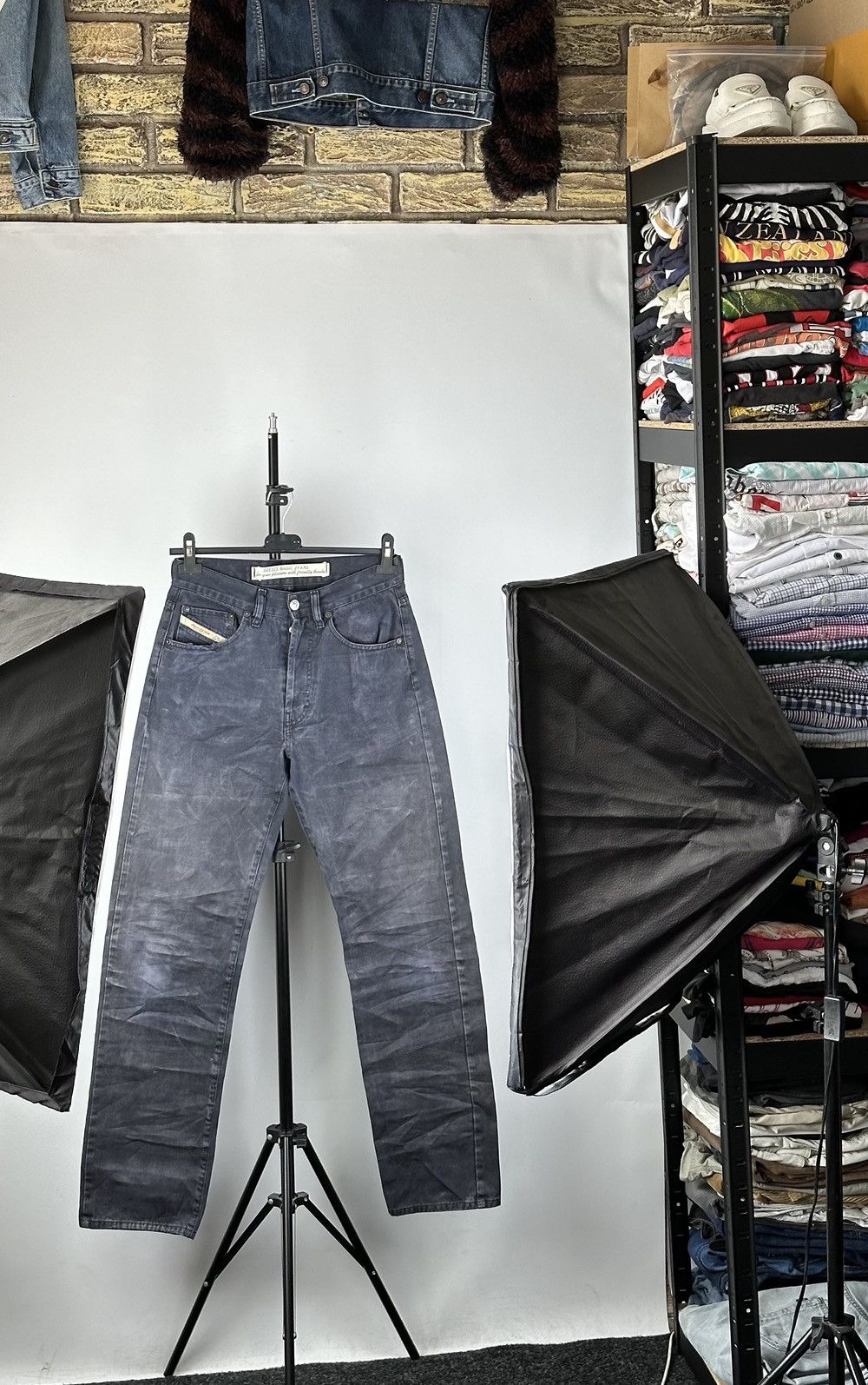 Diesel 🔥PUNK DIESEL WASHED FADED DISTRESSED CHINO PANTS 29 Mens y2k Size US 29 - 1 Thumbnail