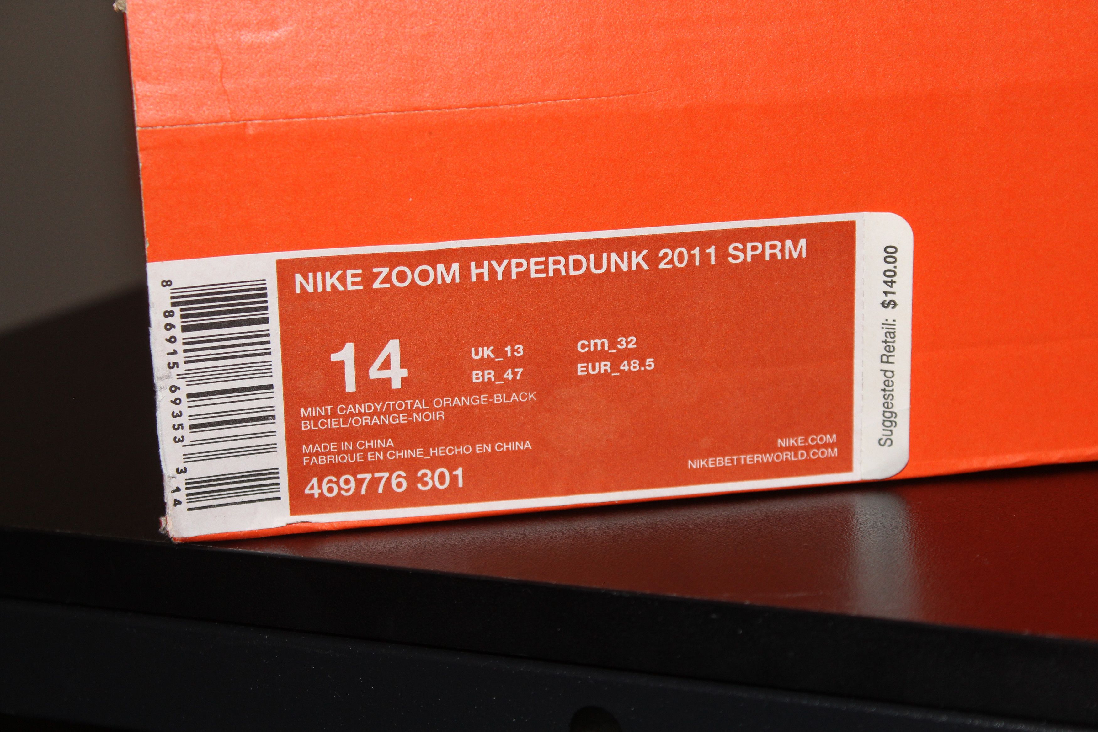 Nike Nike Air Zoom Hyperdunk 2011 Galaxy Blake Griffin Size 14 Size US 14 / EU 47 - 8 Thumbnail