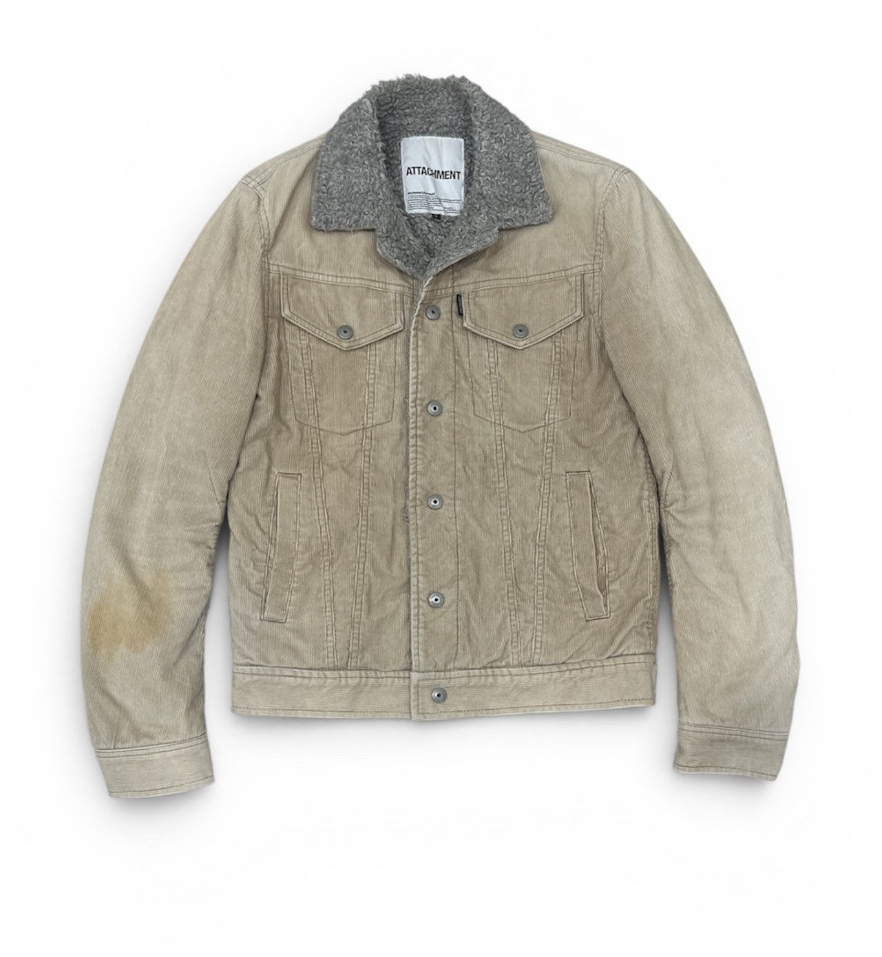 Attachment Attachment Trucker Jacket Corduroy Sherpa Design Jacket Size US S / EU 44-46 / 1 - 1 Thumbnail