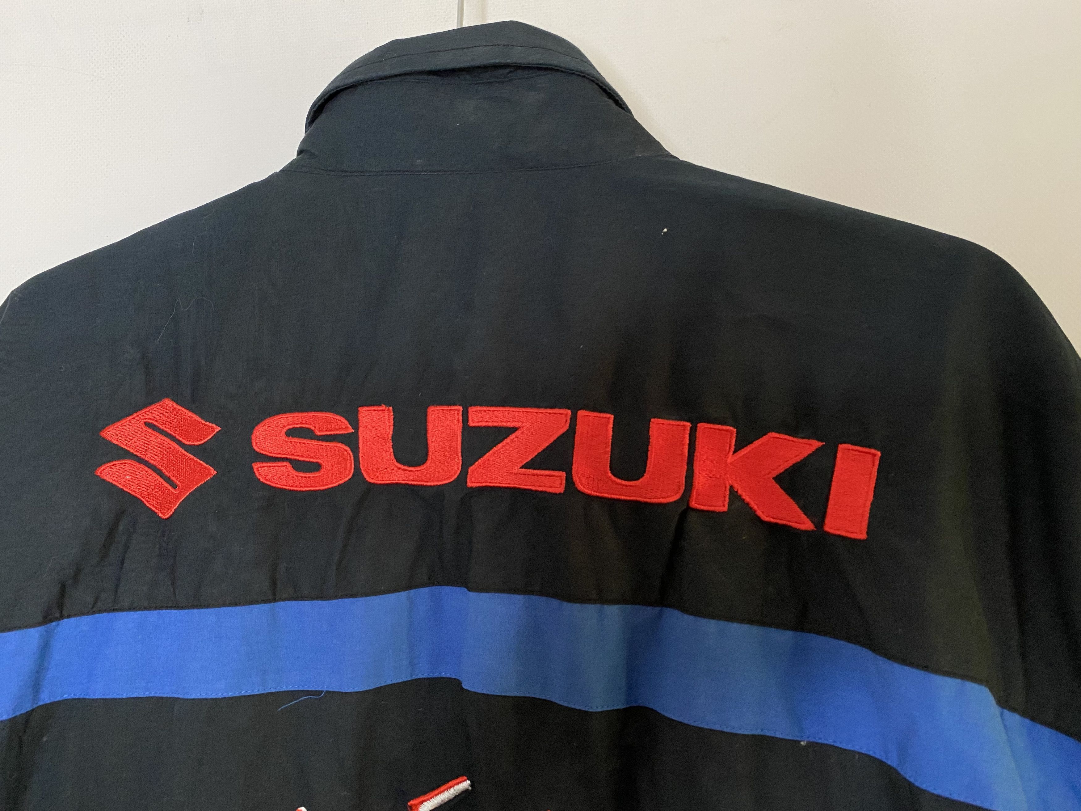 Vintage SUZUKI TEAM MOTO GP RACING BUTTON-DOWN CASUAL SHIRT Size US XL / EU 56 / 4 - 4 Thumbnail