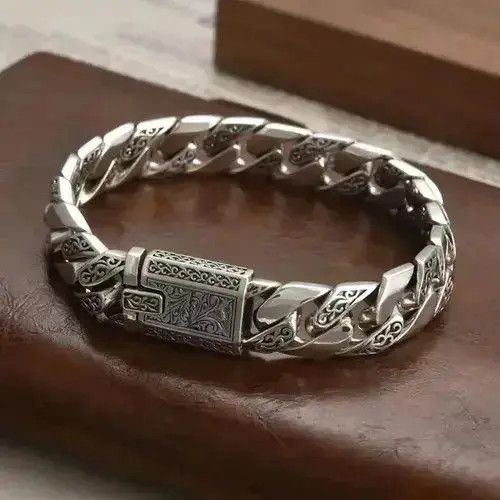 Japanese Brand × Jewelry Eternal Vine Cuban Chain Domineering Thick Bracelet Size ONE SIZE - 2 Thumbnail