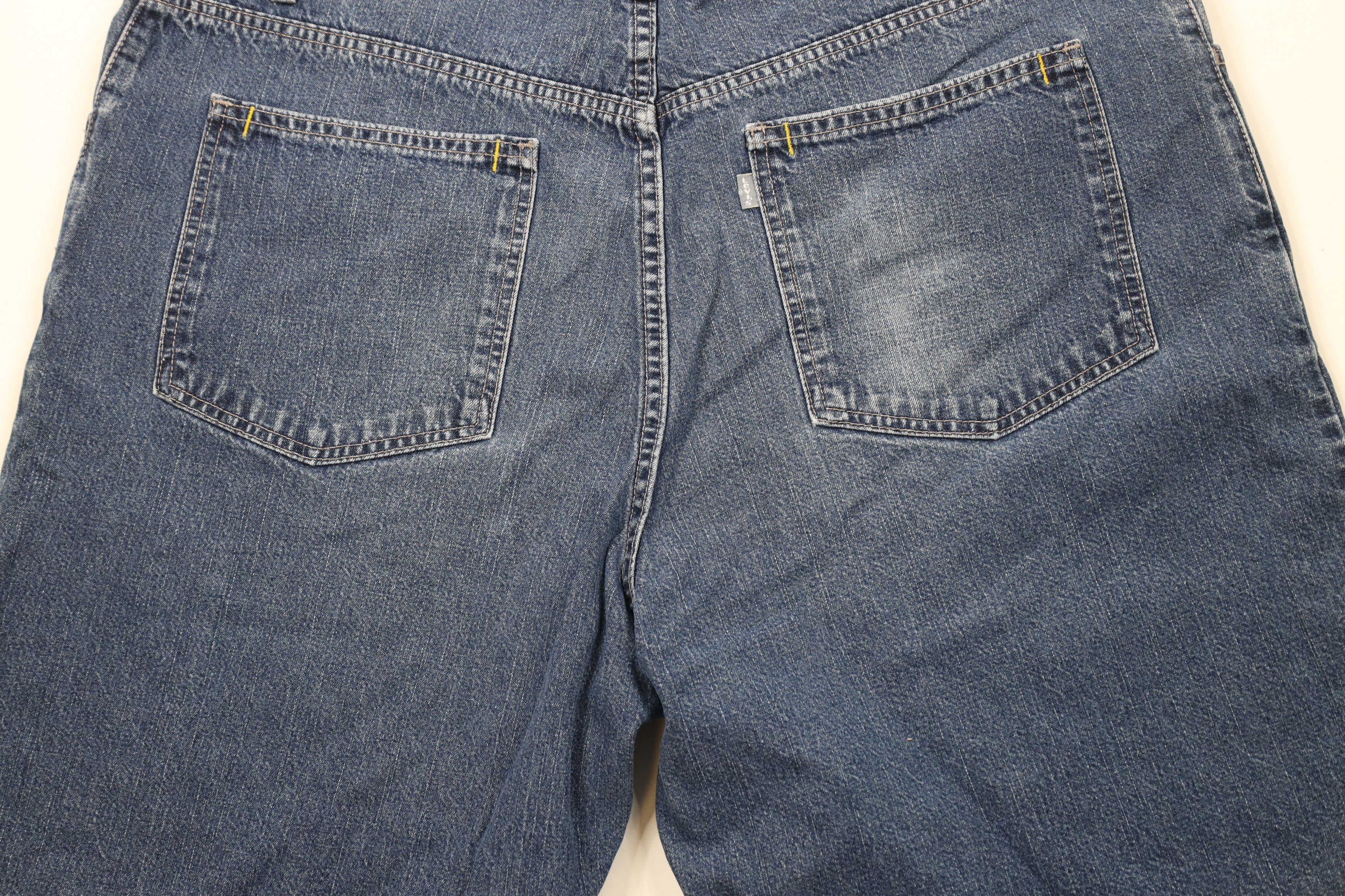 Levi's × Vintage Vintage Y2K 2002 Levis Silvertab Fit Denim Jean Shorts Jorts Size US 42 / EU 58 - 11 Thumbnail