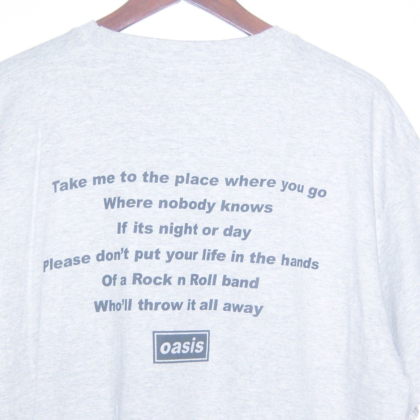Band Tees × Fruit Of The Loom Oasis - Dont look back in Anger Band Tees Size US XL / EU 56 / 4 - 7 Thumbnail