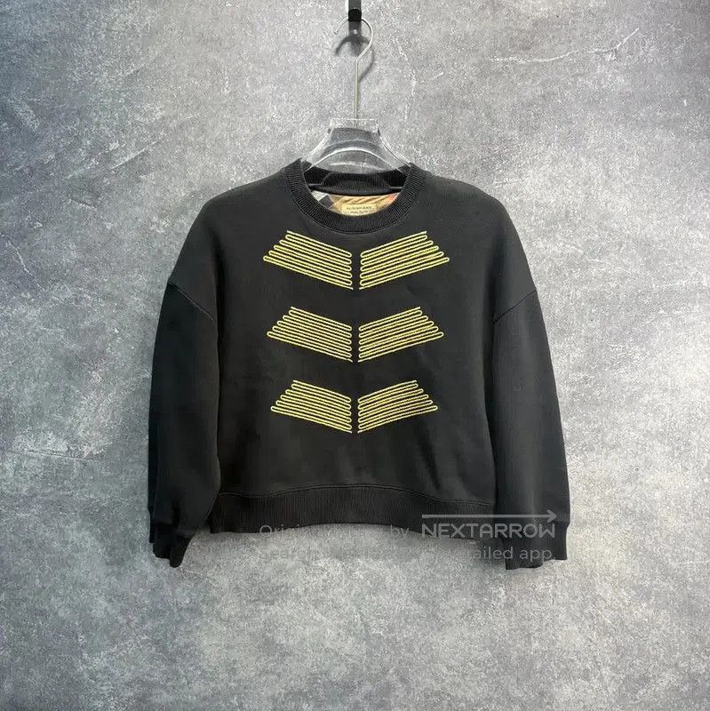 Burberry Burberry Black Cotton Women's Sweatshirt. Size M / US 6-8 / IT 42-44 - 1 Thumbnail