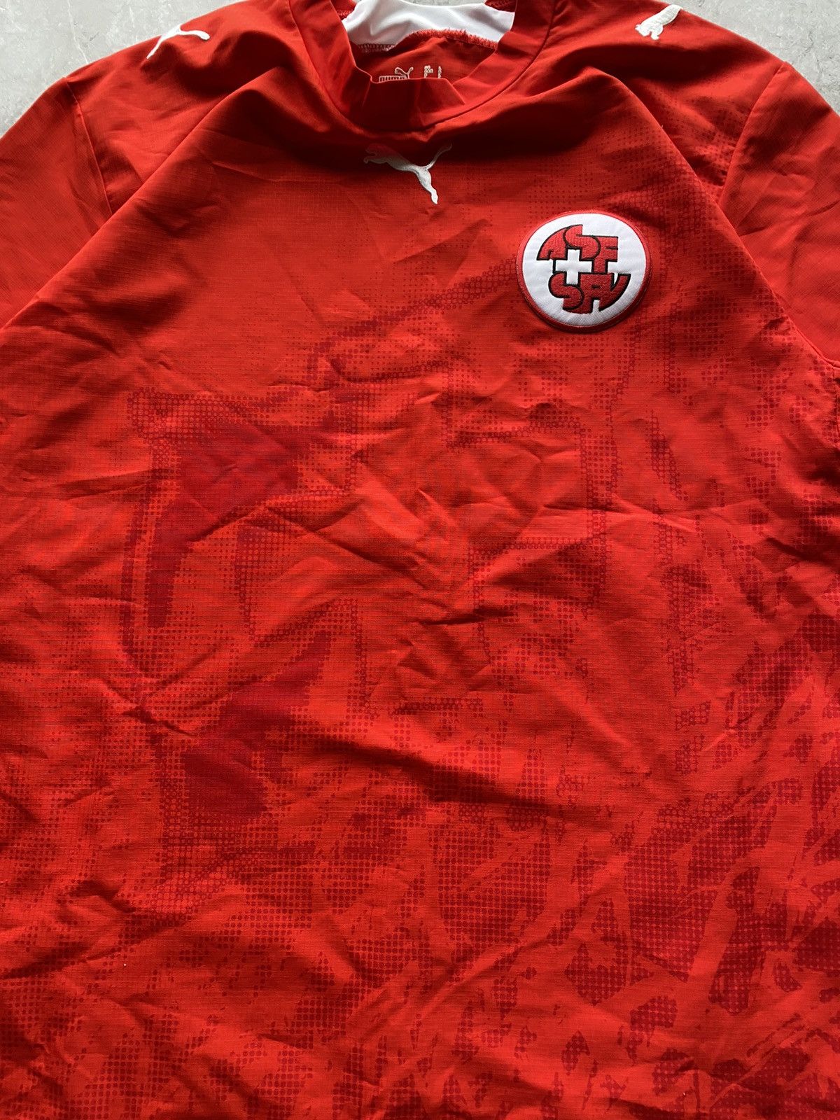 Puma Vintage Puma Switzerland 2006-2008 Soccer Football Jersey Size US L / EU 52-54 / 3 - 8 Thumbnail