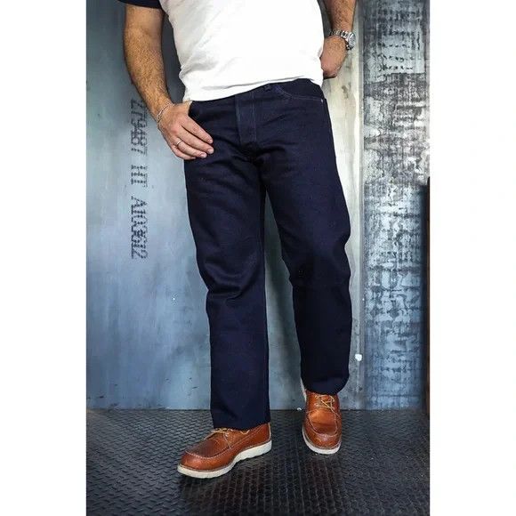 Jeans Iron Heart Selvedge Denim Brut - Taille W33 L36 - Rare - Jamais Porté (Sans Étiquettes)