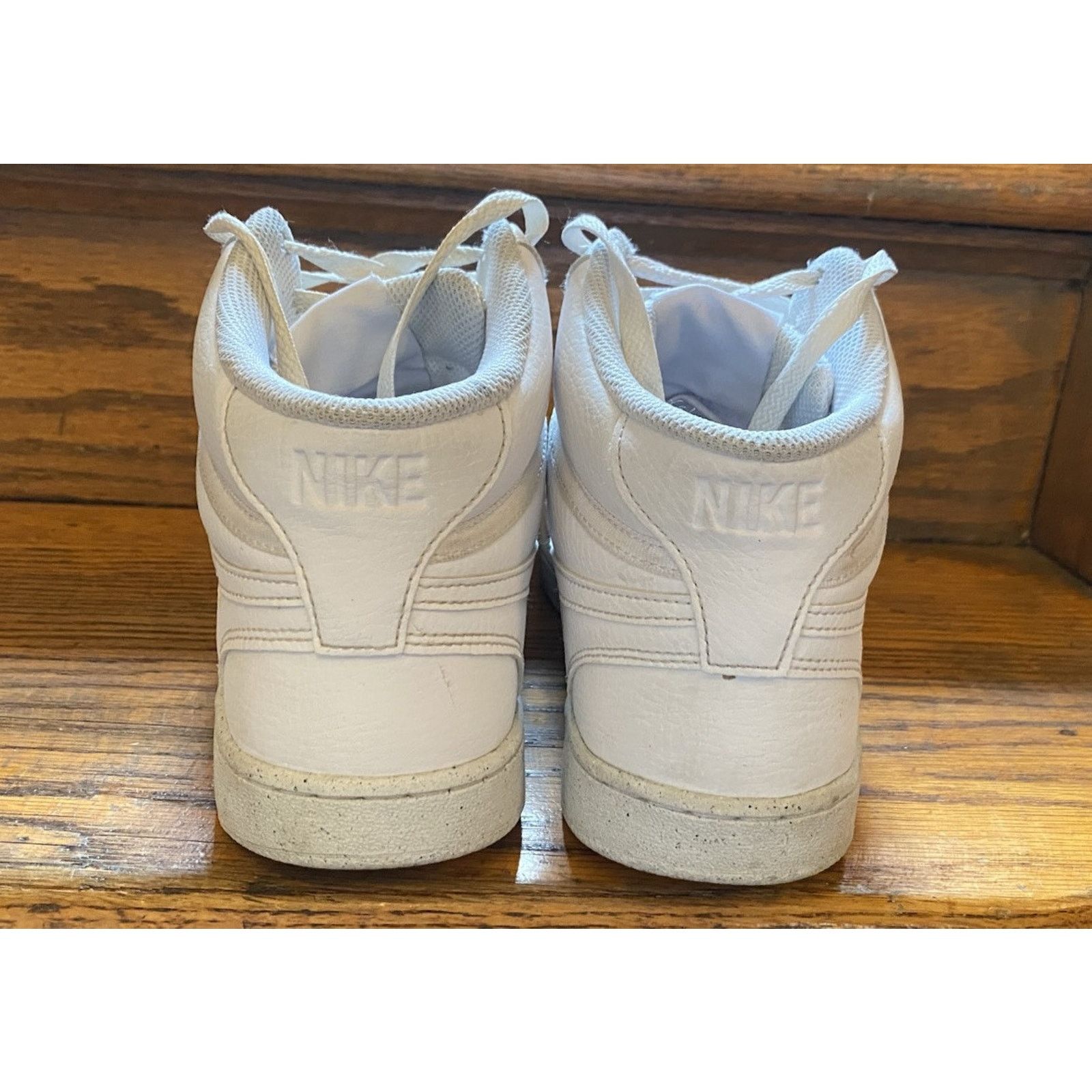 Nike Men’s Nike Court Vision Mid White Basketball Sports 8.5 Size US 8.5 / EU 41-42 - 4 Thumbnail