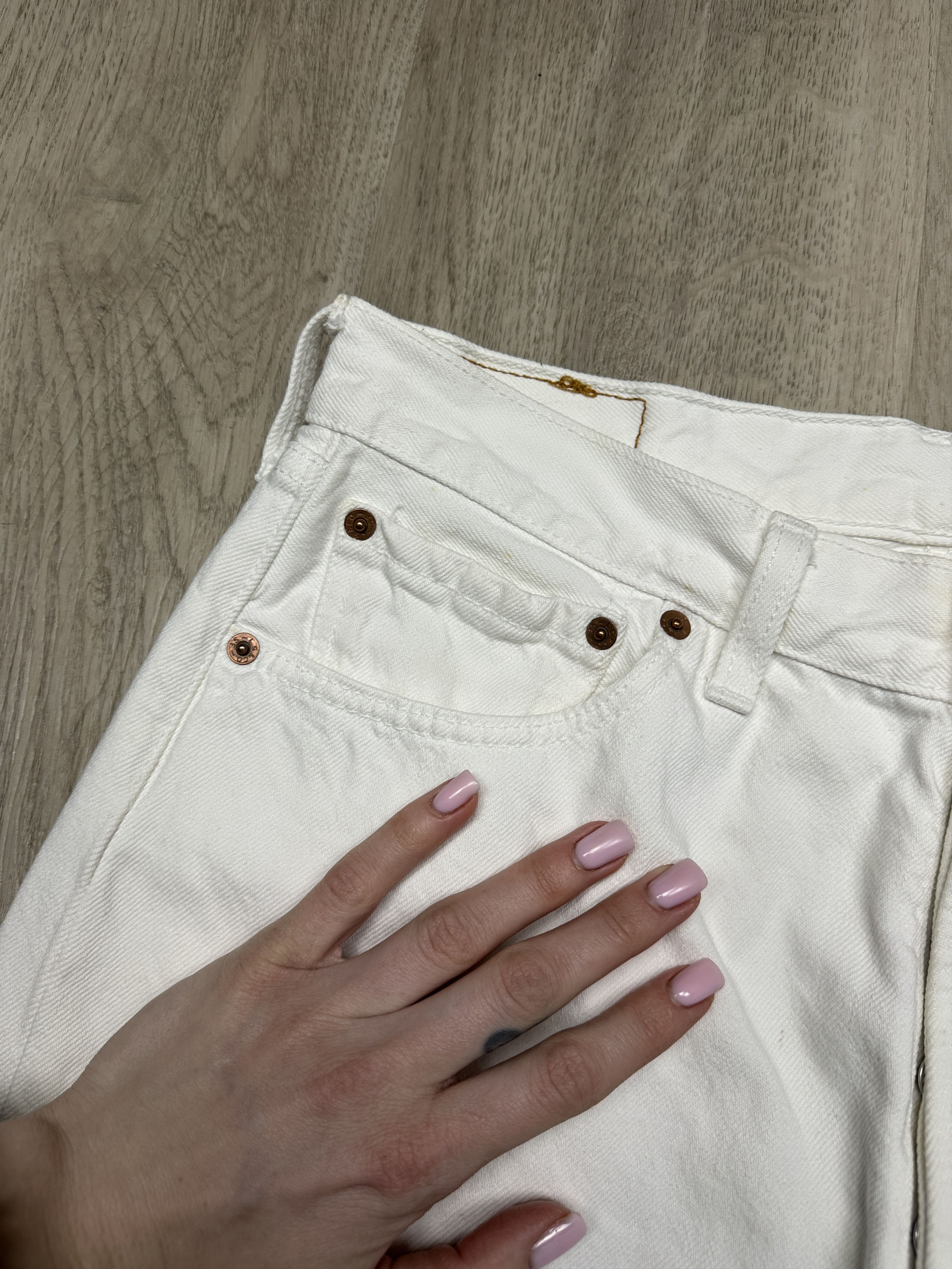 Levi's Levi's 501 90s Vintage White Denim Pants Jeans Size US 32 / EU 48 - 7 Thumbnail