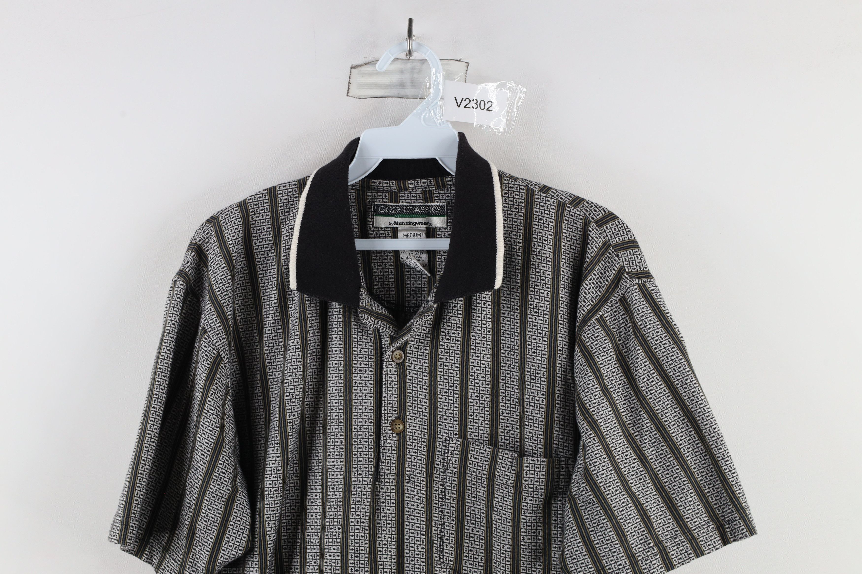 Vintage Vintage 90s Streetwear Striped Short Sleeve Golf Polo Shirt Size US M / EU 48-50 / 2 - 2 Thumbnail