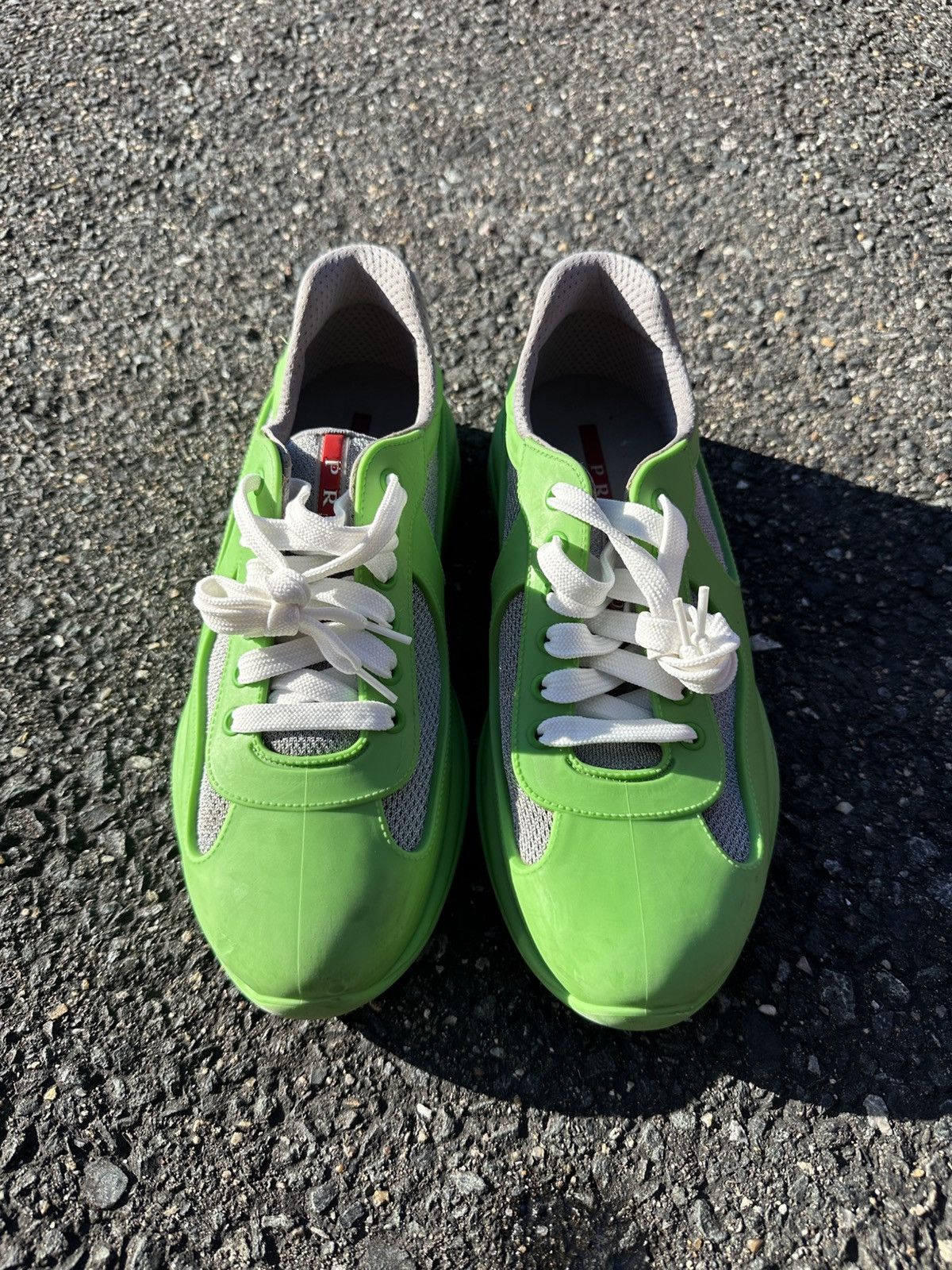 Prada Prada America’s Cup Soft Rubber Green Size US 7 / EU 40 - 8 Thumbnail