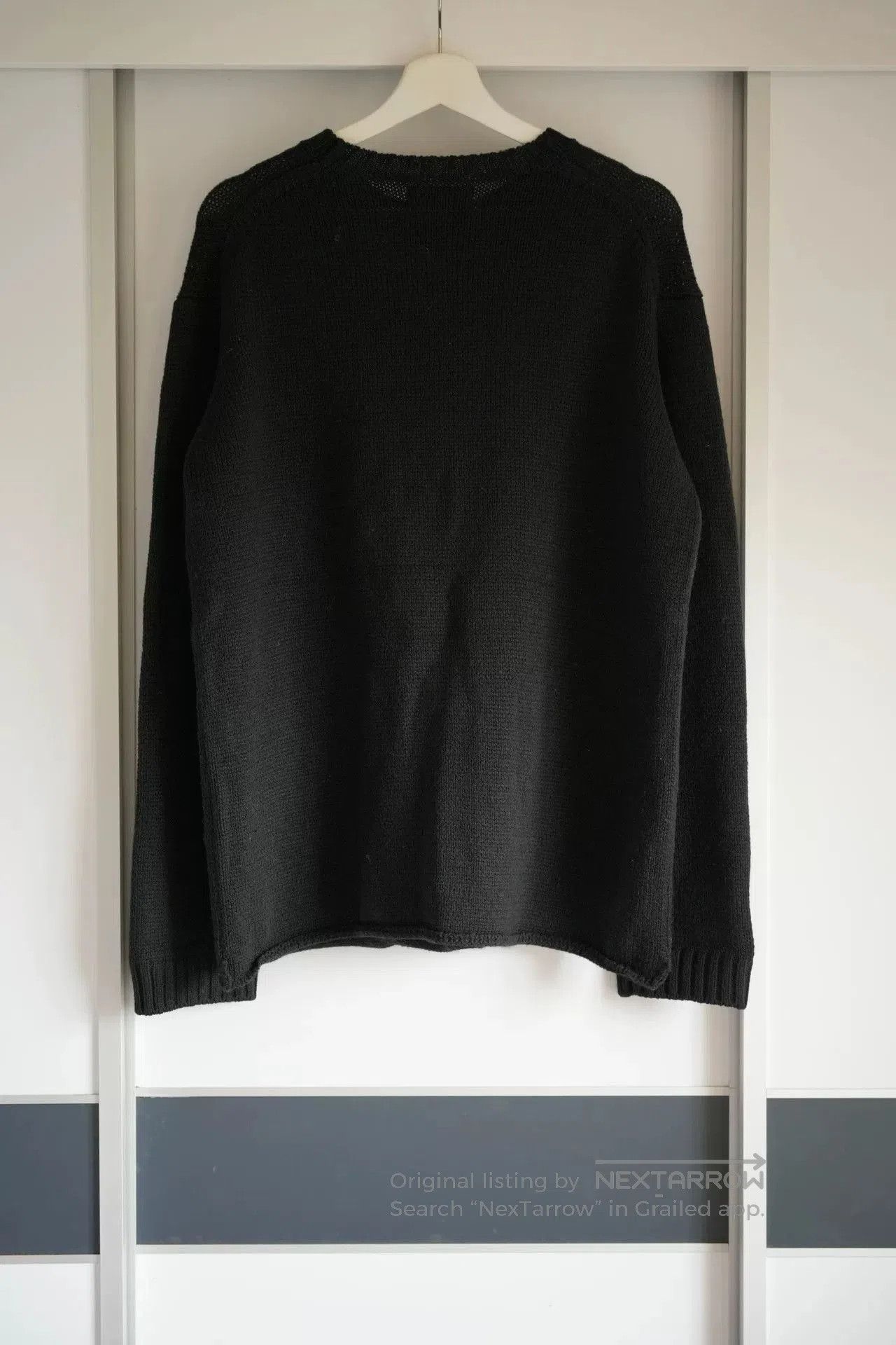 Yohji Yamamoto yohji yamamoto black skeleton sweater. Size US L / EU 52-54 / 3 - 2 Thumbnail