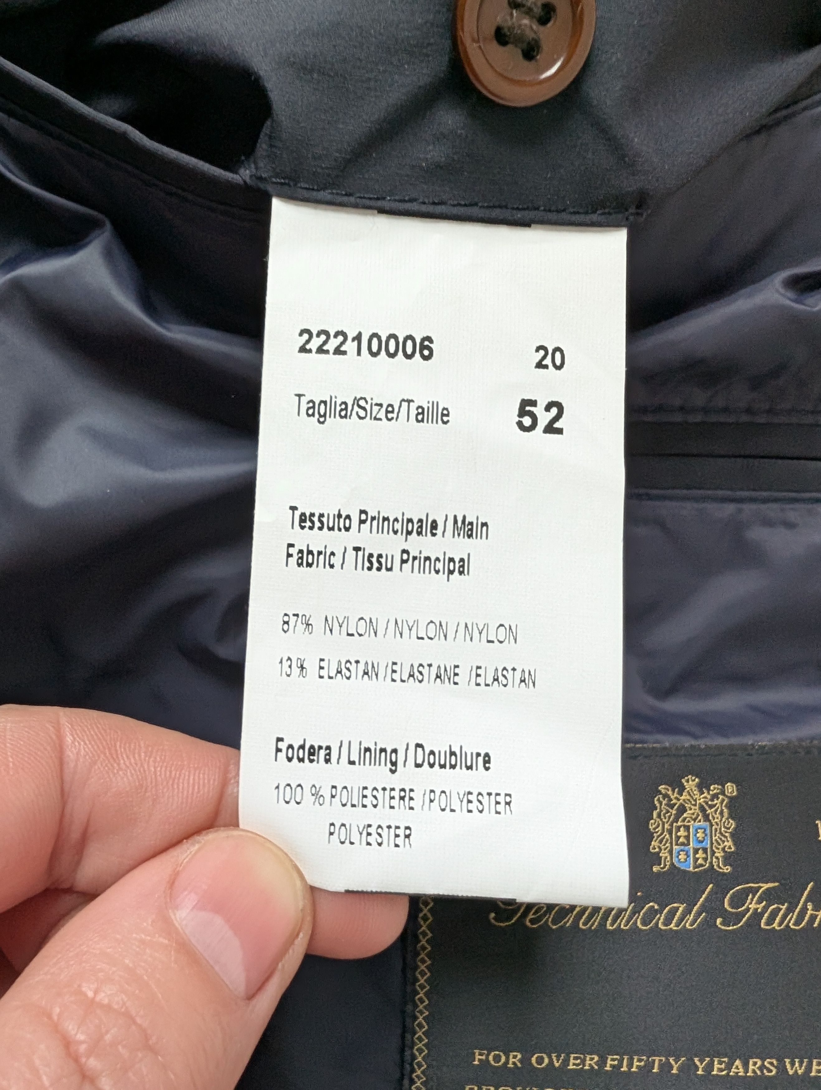 Gabicci Gabbiacci Milano Mens Gilet Vest Navy Old Money Luxury Italy Size US L / EU 52-54 / 3 - 7 Thumbnail