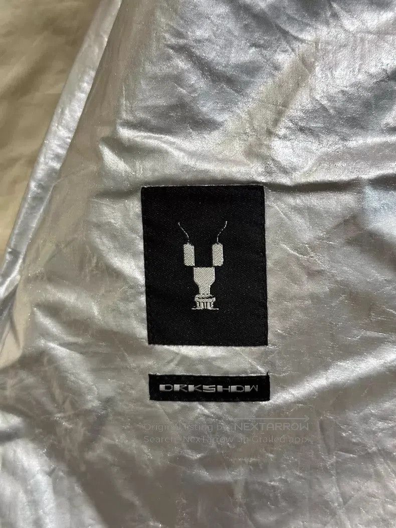 Rick Owens Rick Owens Metallic silver work jacket with large pockets Size US S / EU 44-46 / 1 - 5 Thumbnail
