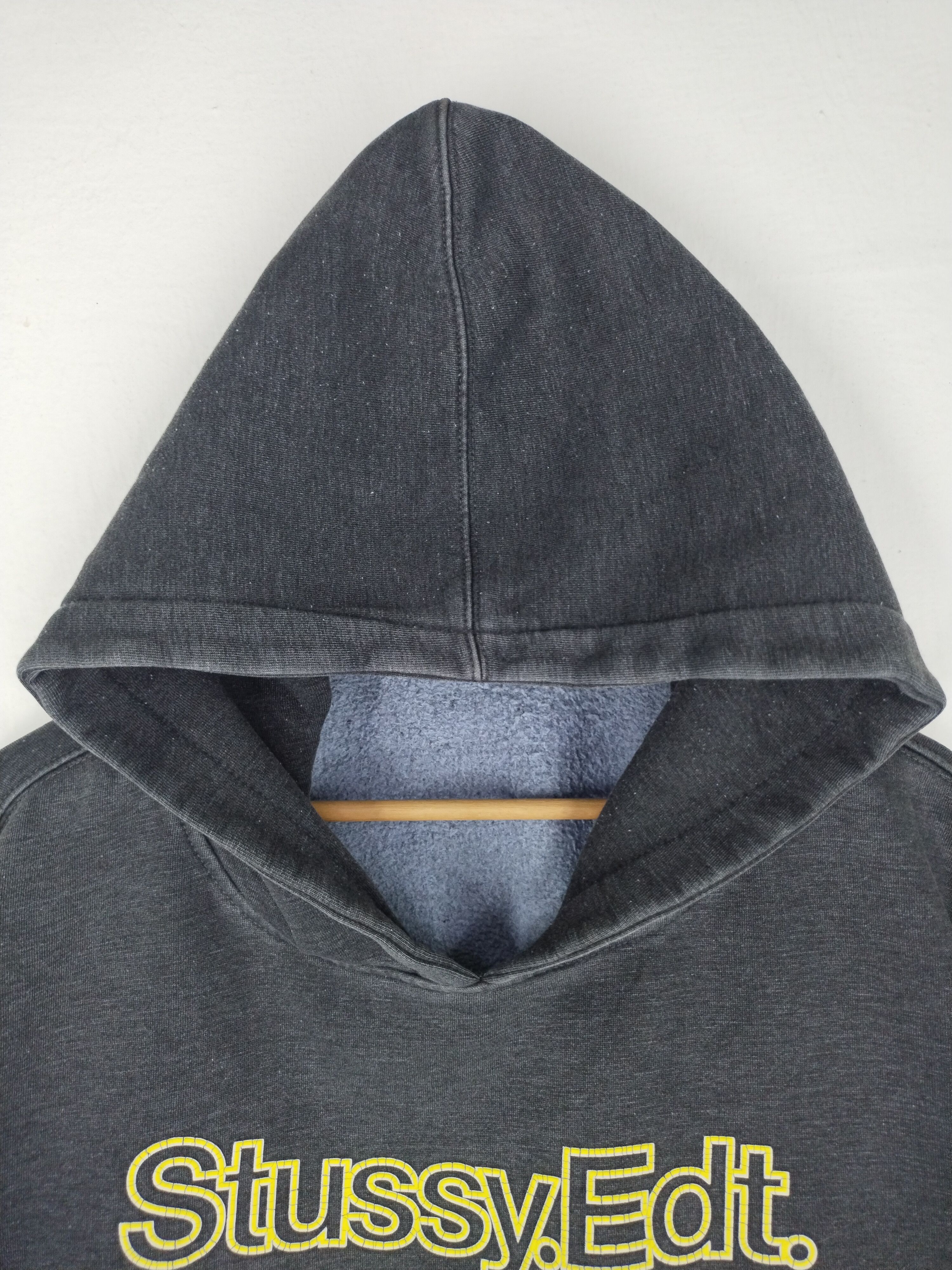 Stussy × Vintage Vintage 80's Stussy Edt. Logo Pullover Grey Hoodie Size US L / EU 52-54 / 3 - 3 Thumbnail